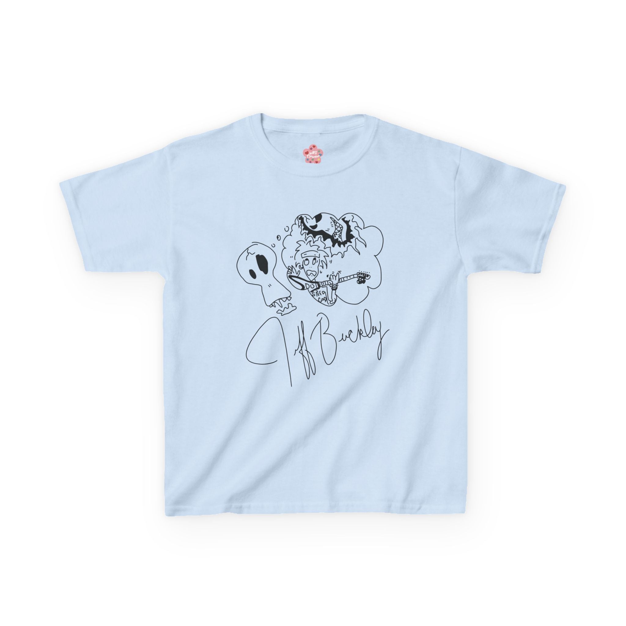 Jeff Buckley Doodle Baby Tee