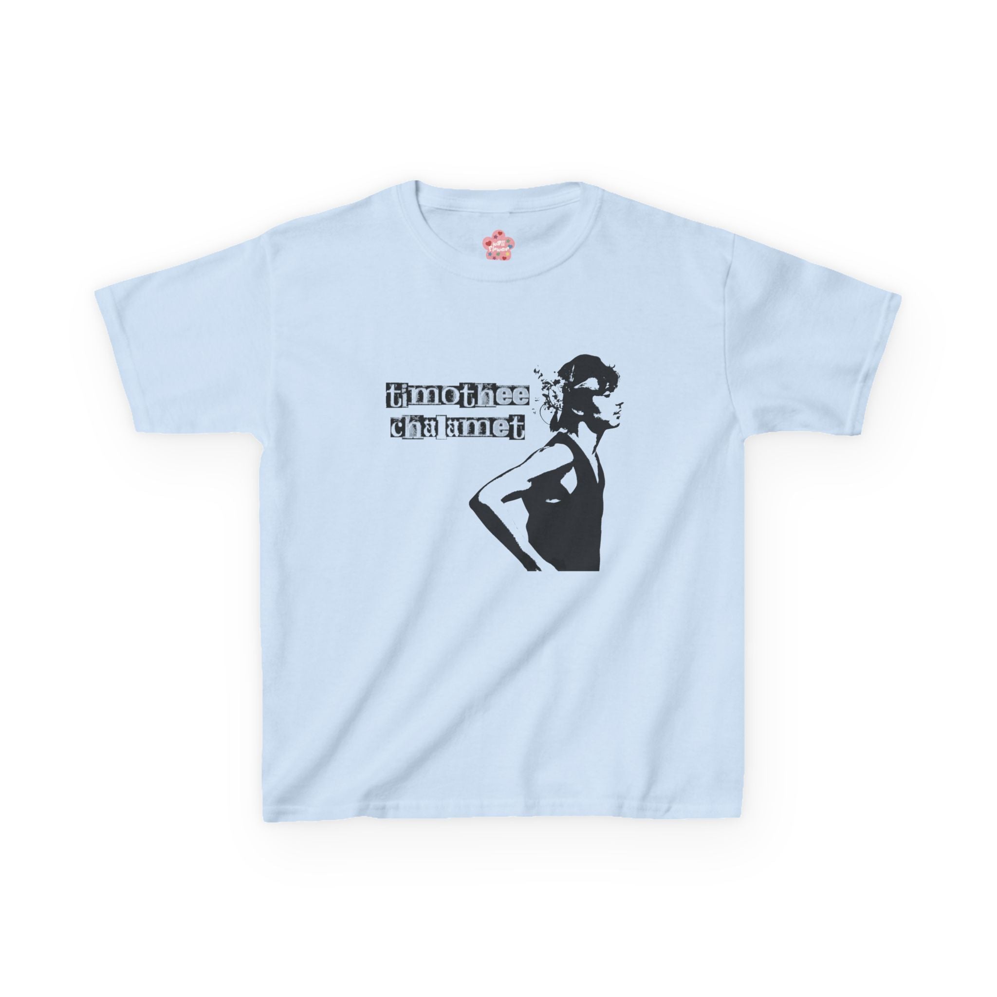 Timothee Chalamet Letter Baby Tee