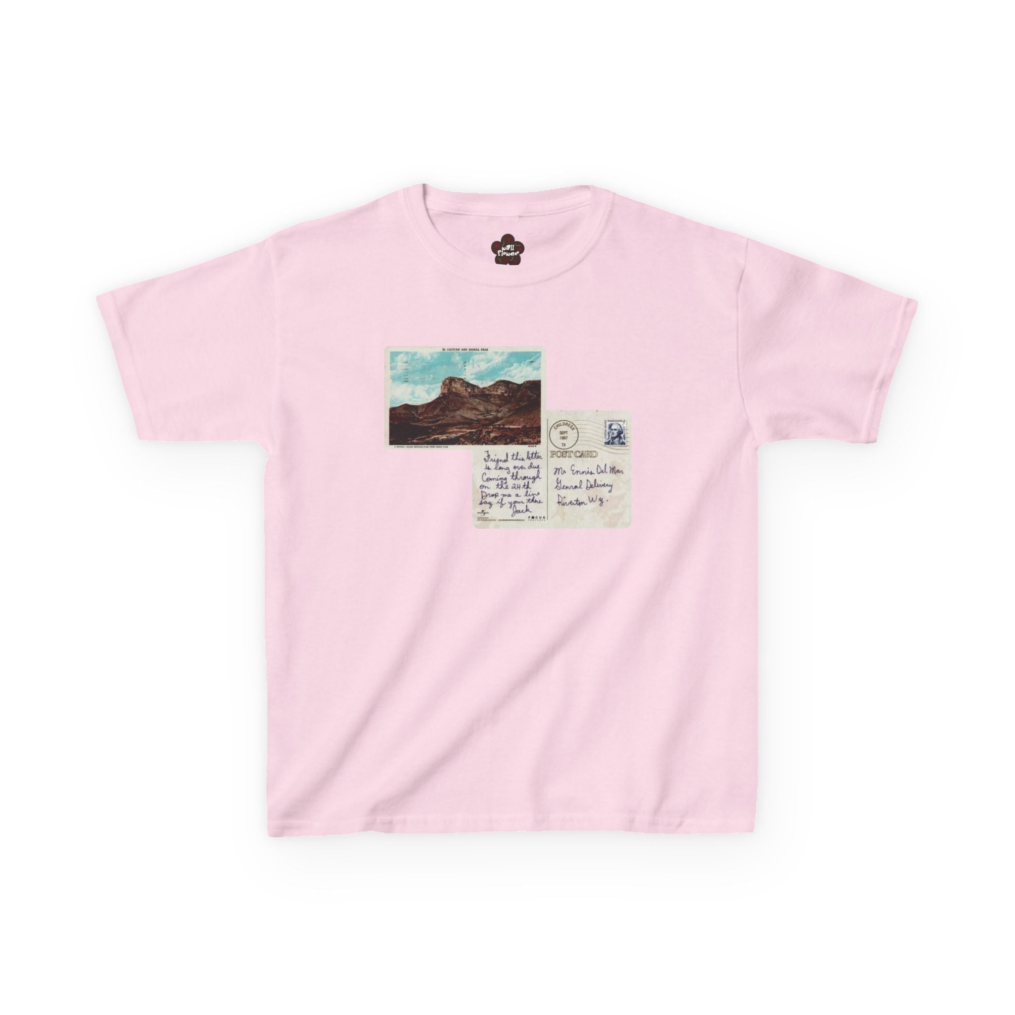 Brokeback Mountain Post Card Baby Tee