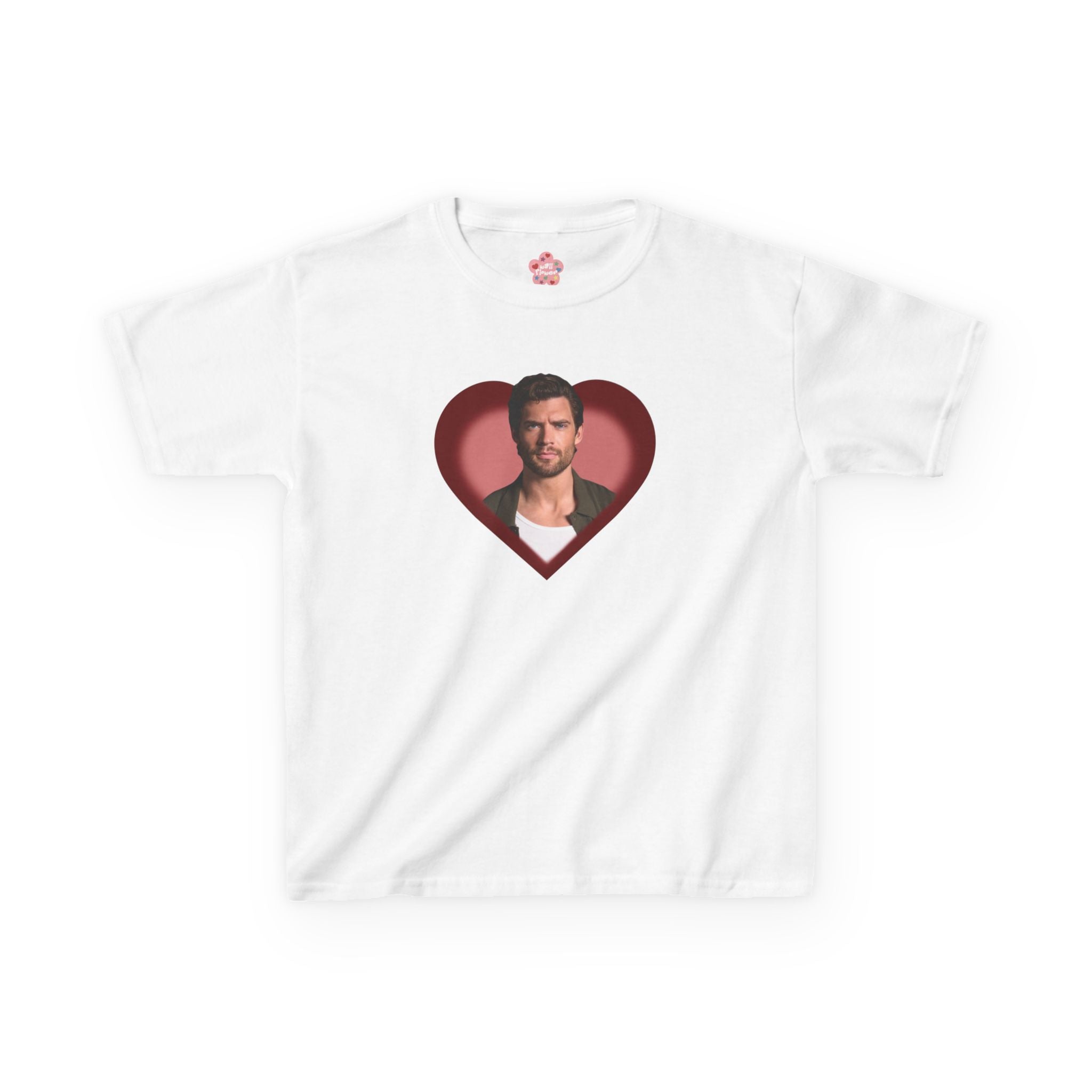 David Corenswet Heart Baby Tee