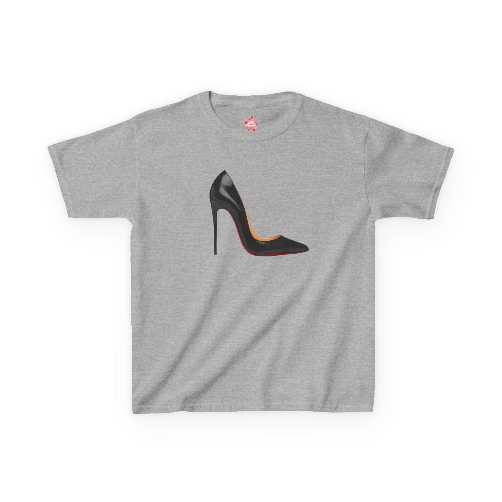 Black Heel Baby Tee
