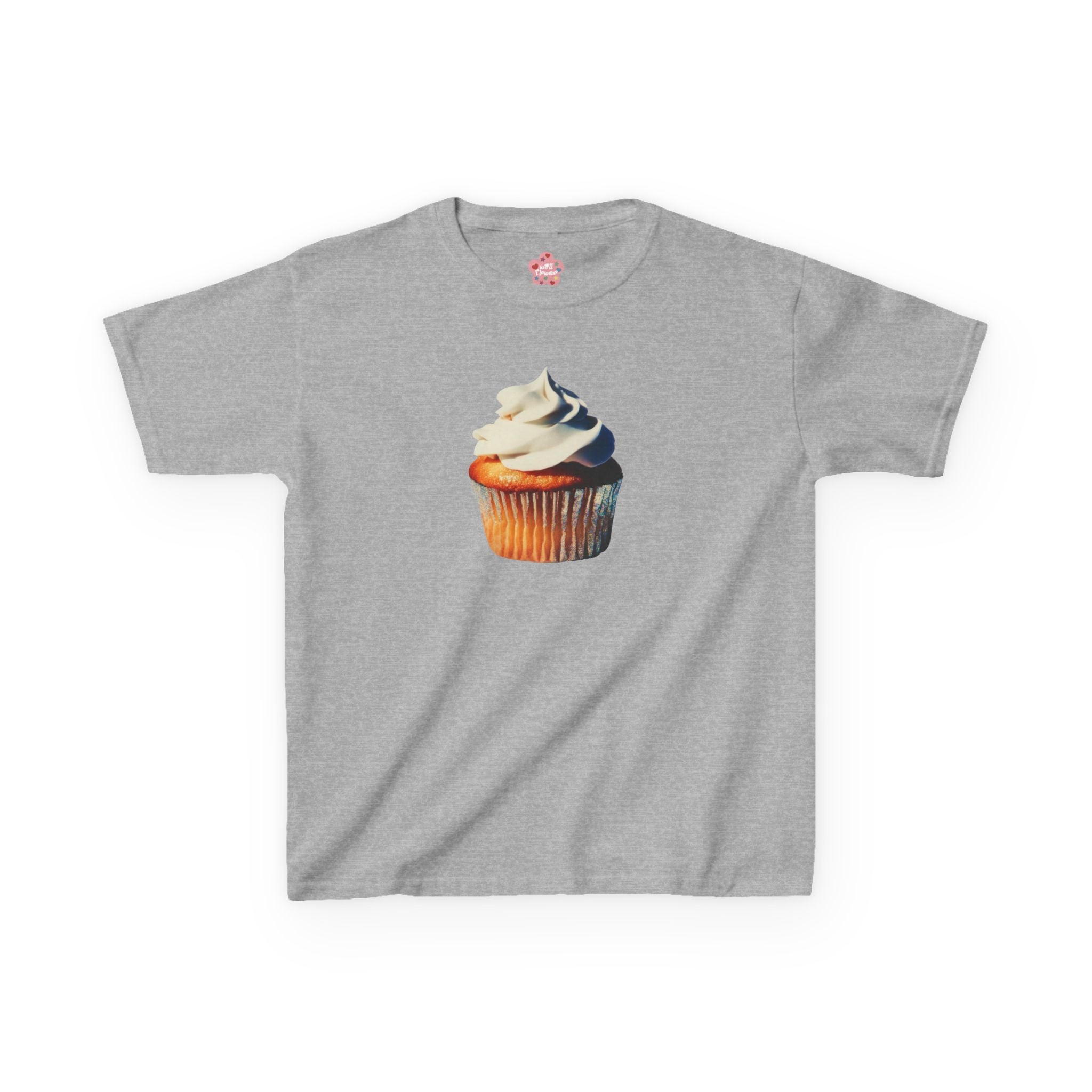 Glitter Cupcake Baby Tee