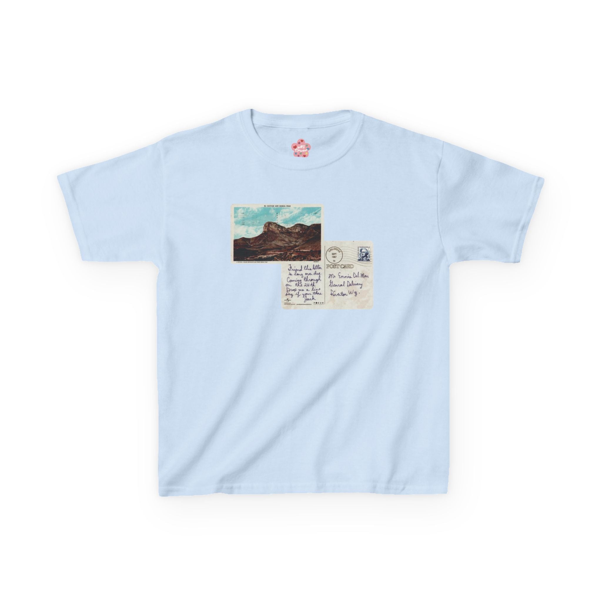 Brokeback Mountain Post Card Baby Tee