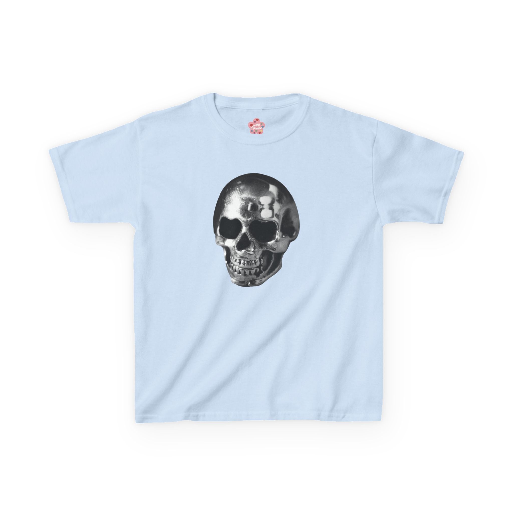 Chrome Skull Baby Tee