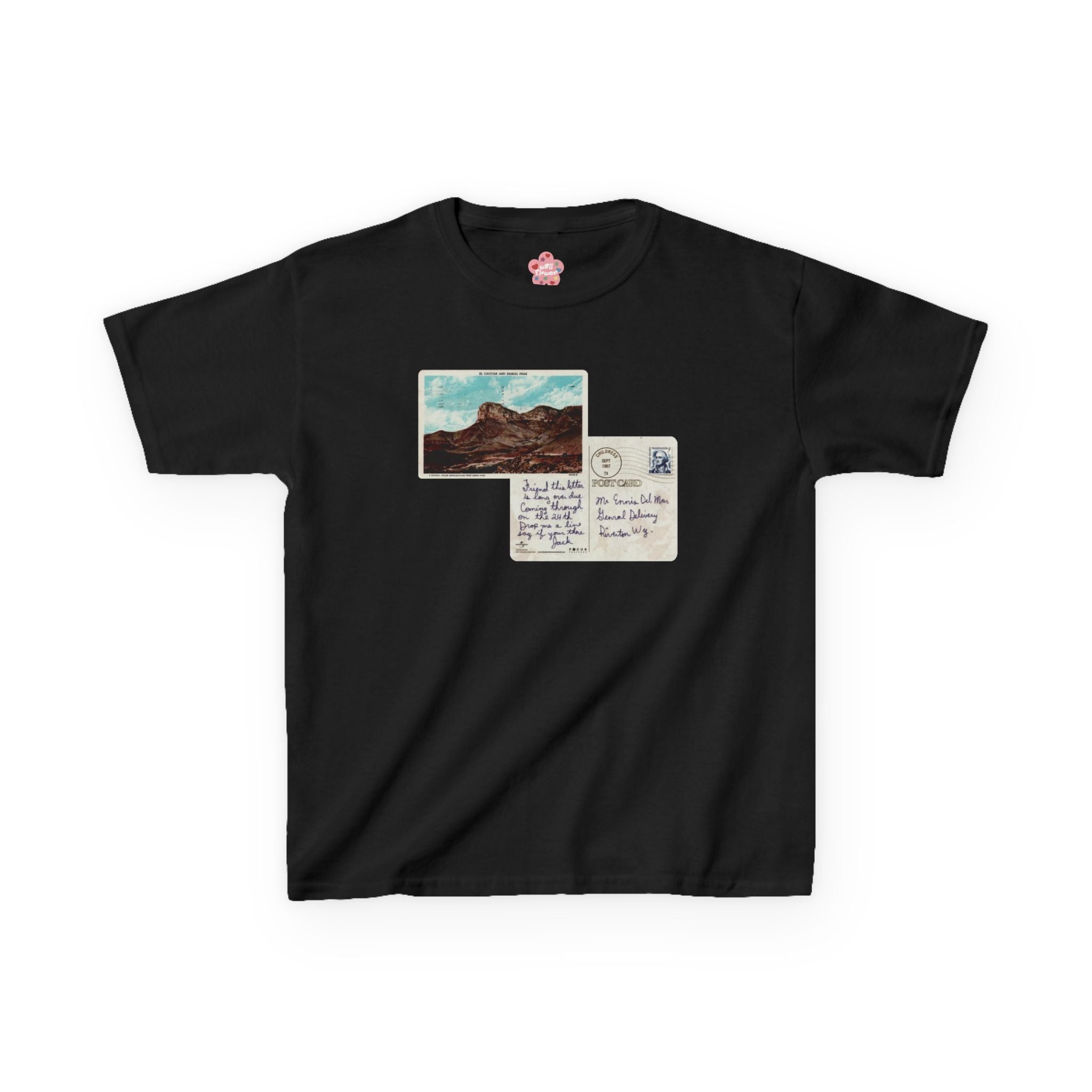 Brokeback Mountain Post Card Baby Tee