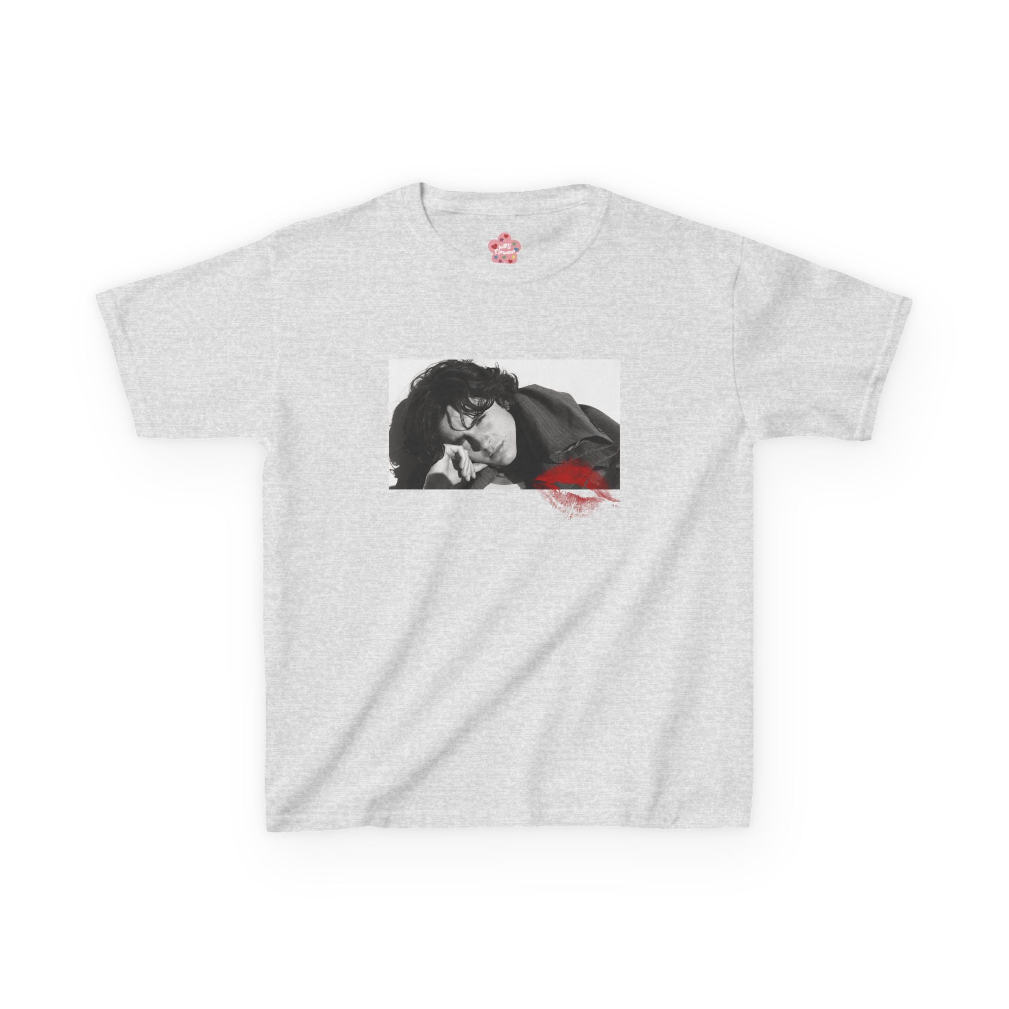 Timothee Chalamet Kiss Baby Tee