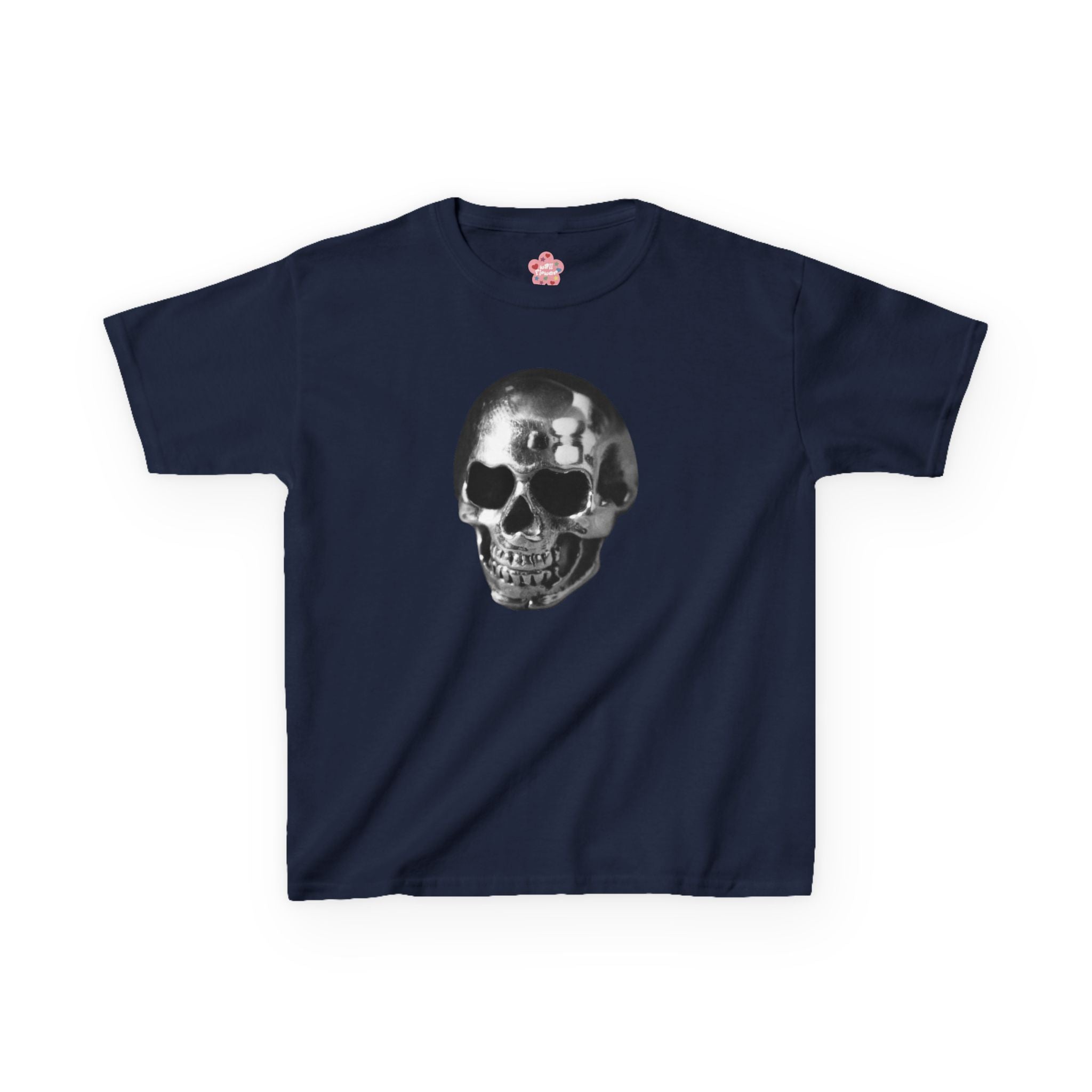 Chrome Skull Baby Tee