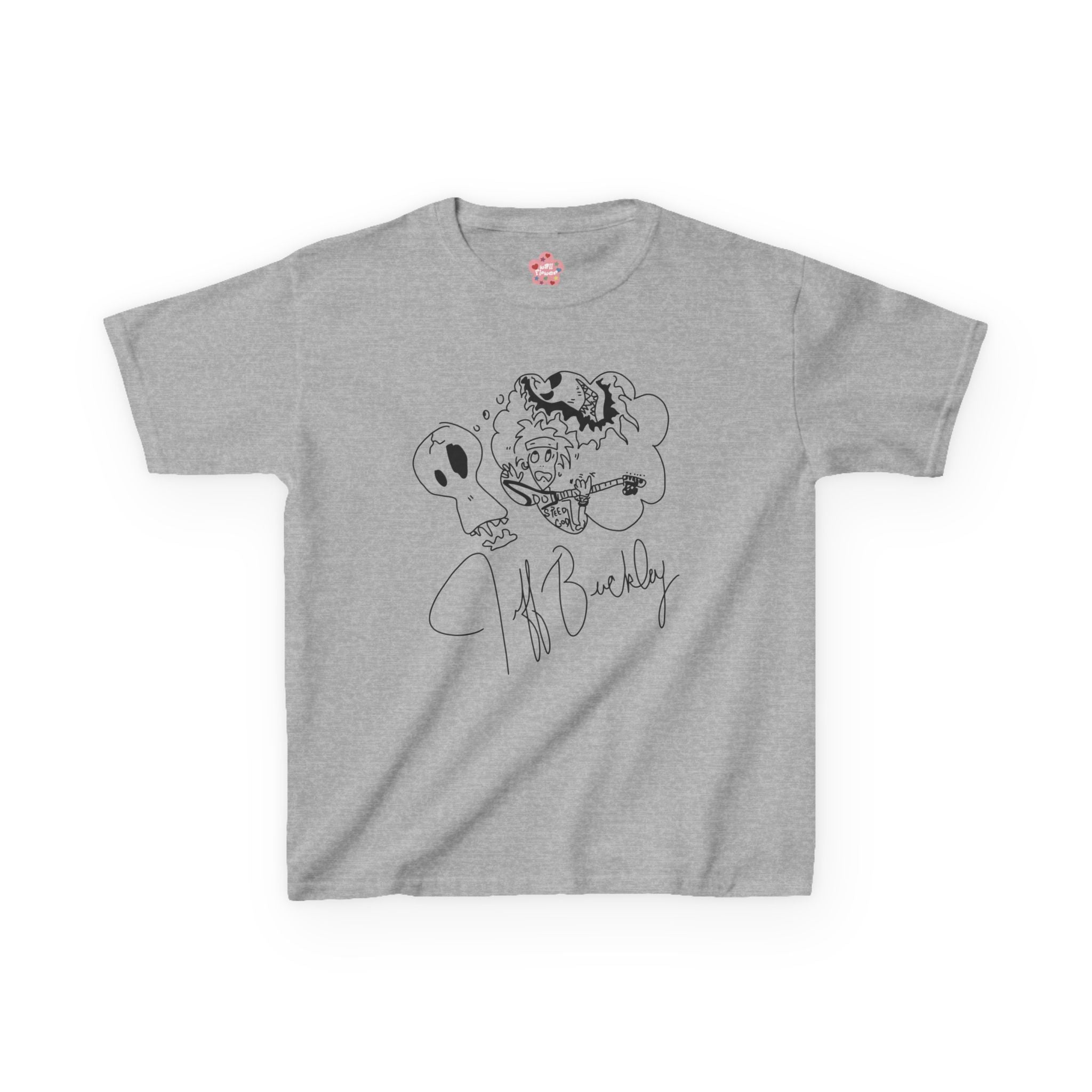 Jeff Buckley Doodle Baby Tee