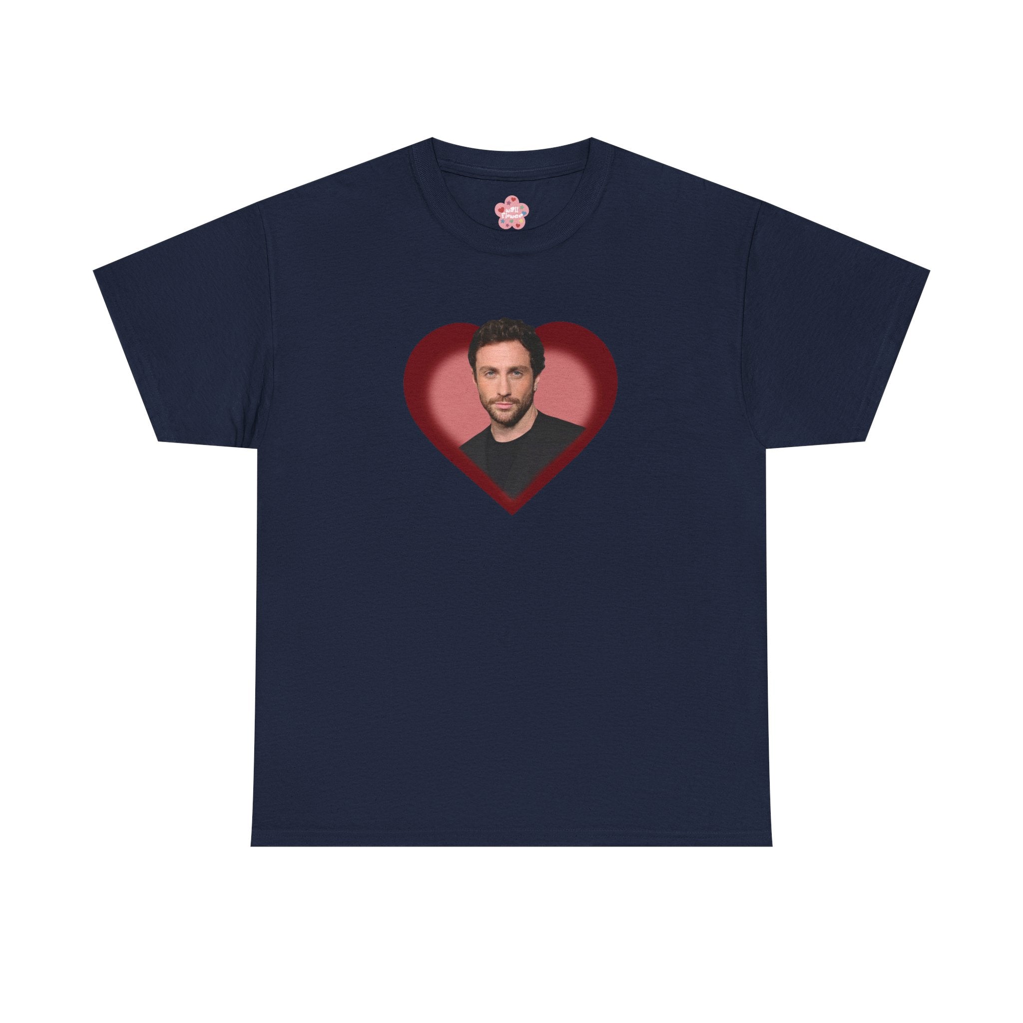 Aaron Taylor Johnson Heart Classic Tee