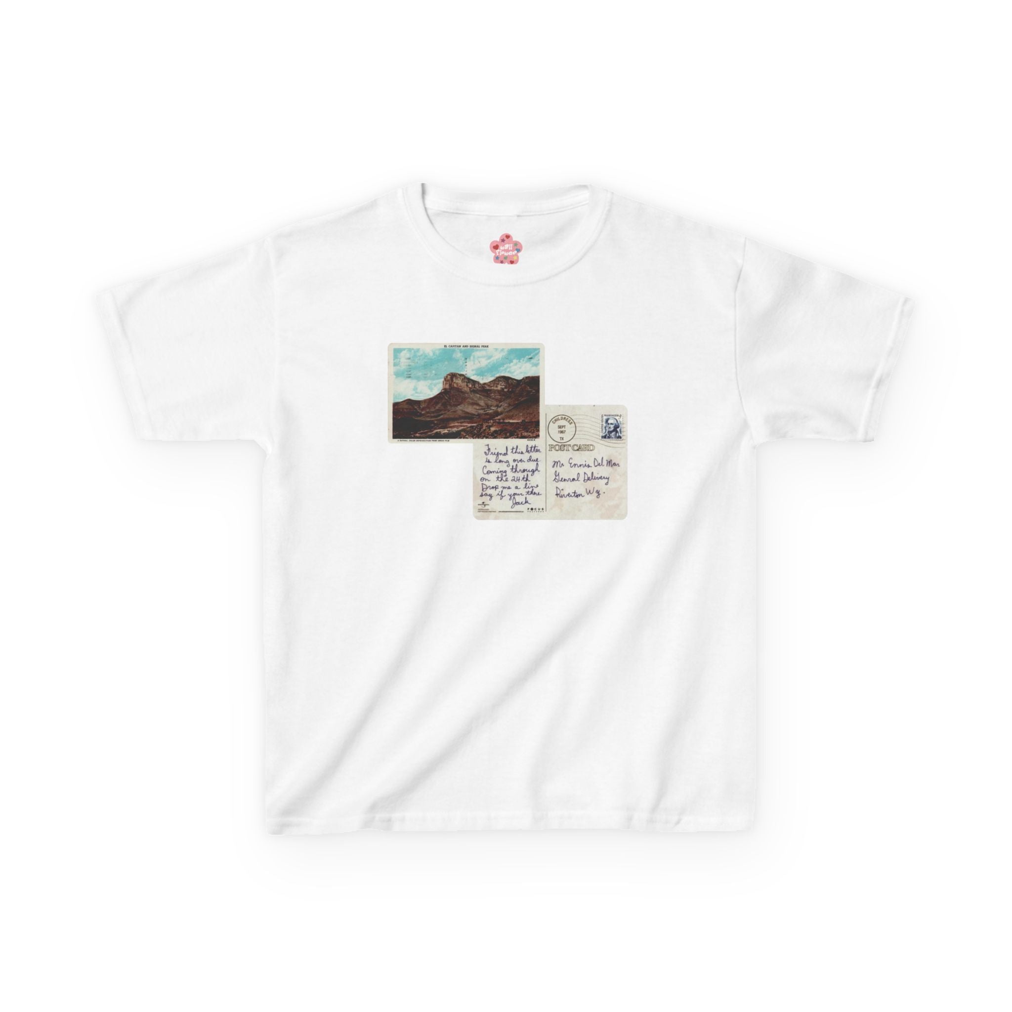 Brokeback Mountain Post Card Baby Tee
