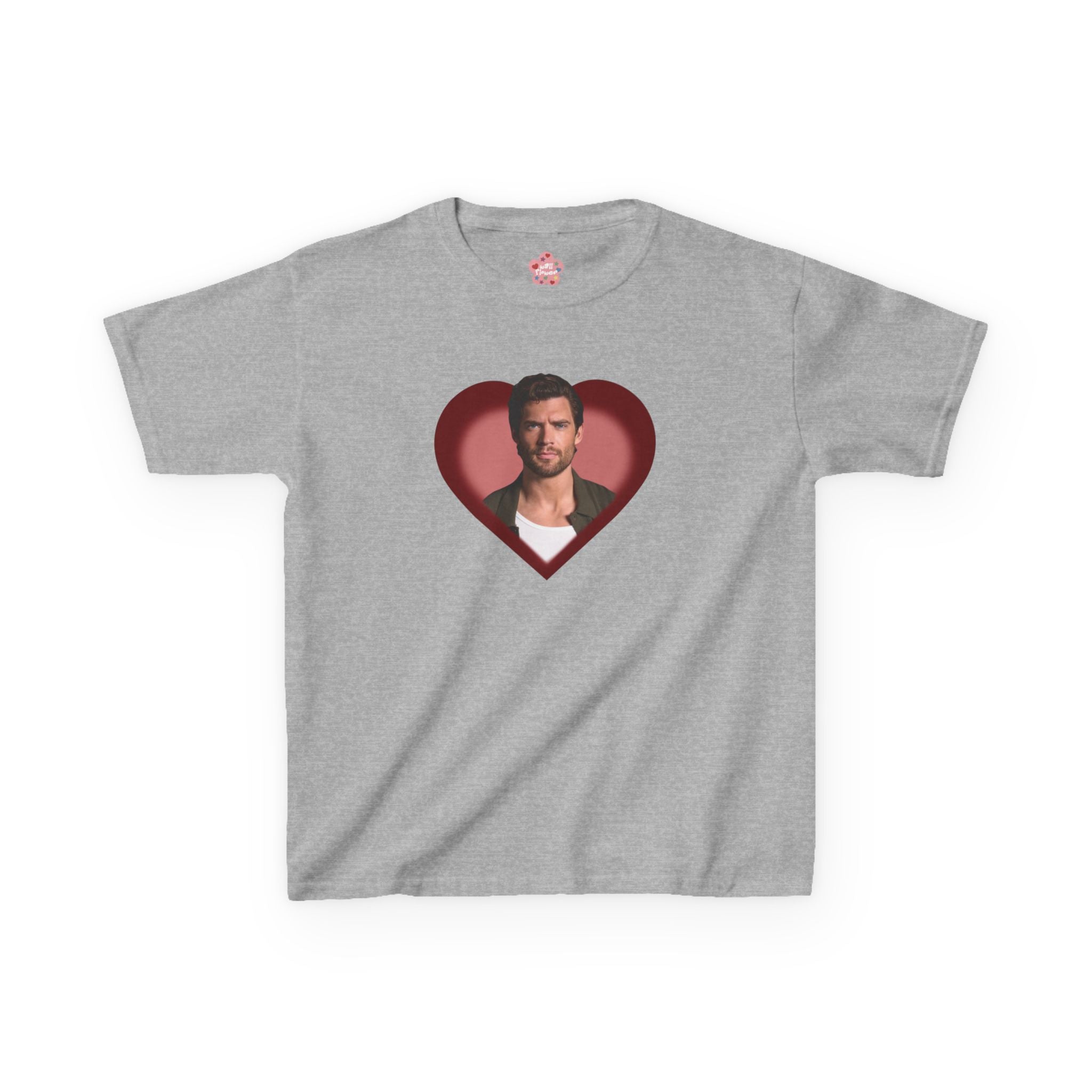 David Corenswet Heart Baby Tee