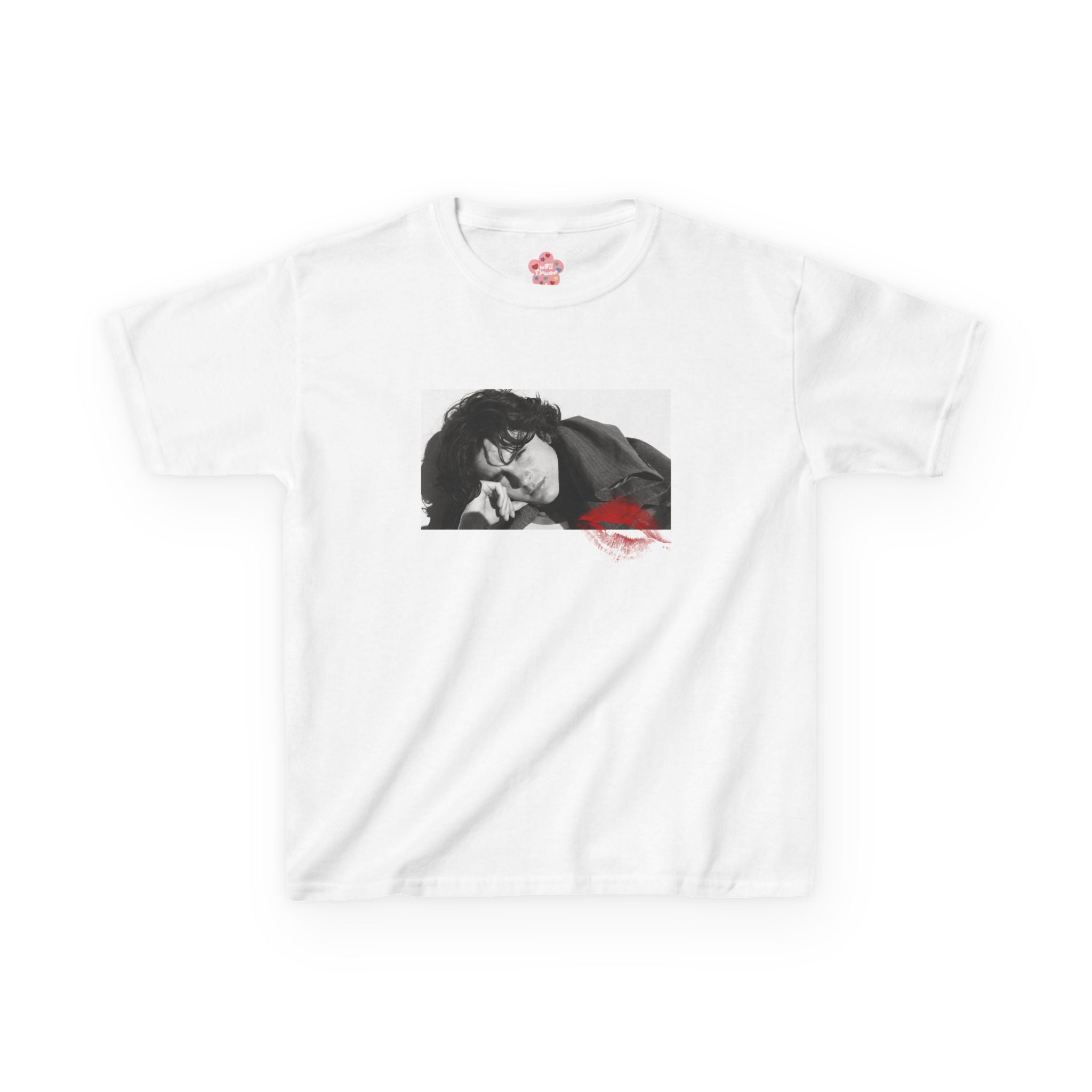 Timothee Chalamet Kiss Baby Tee