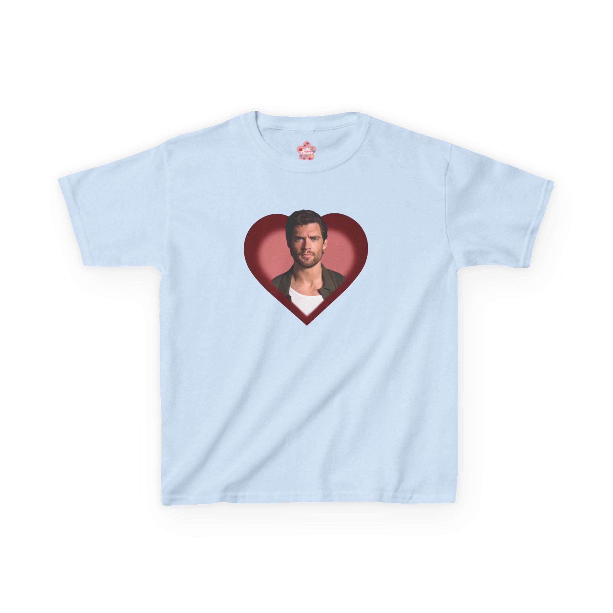 David Corenswet Heart Baby Tee