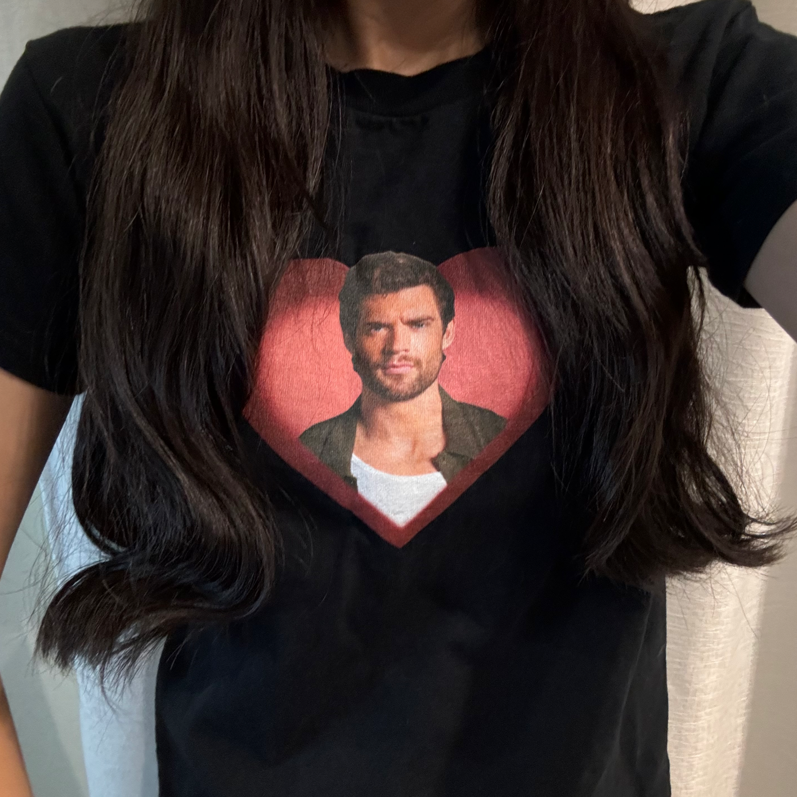 David Corenswet Heart Baby Tee