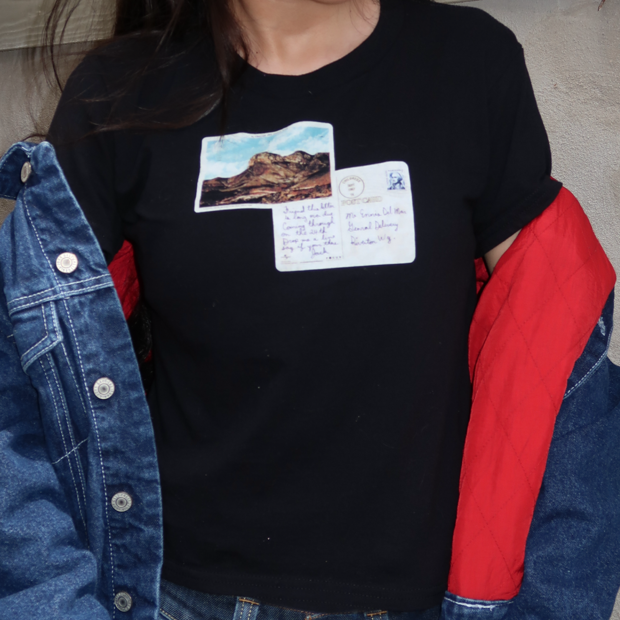 Brokeback Mountain Post Card Baby Tee