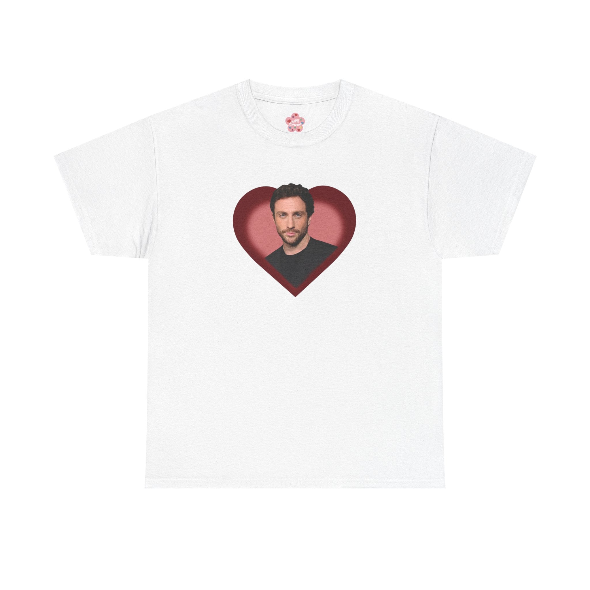 Aaron Taylor Johnson Heart Classic Tee