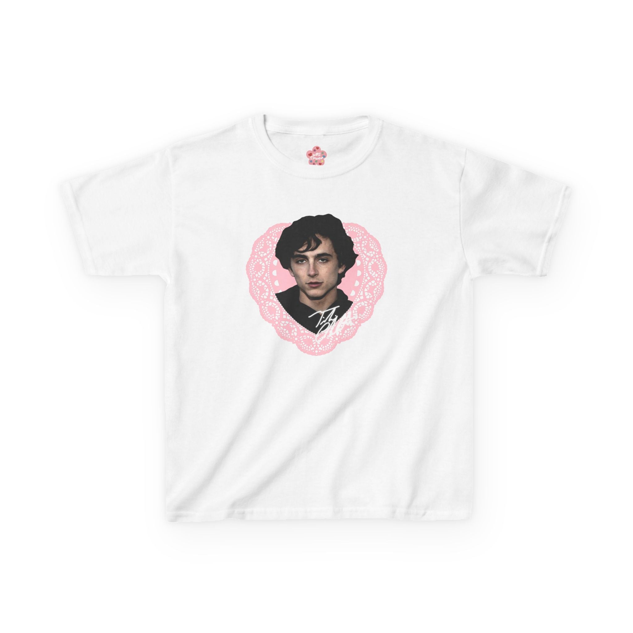 Timothee Chalamet Lace Baby Tee