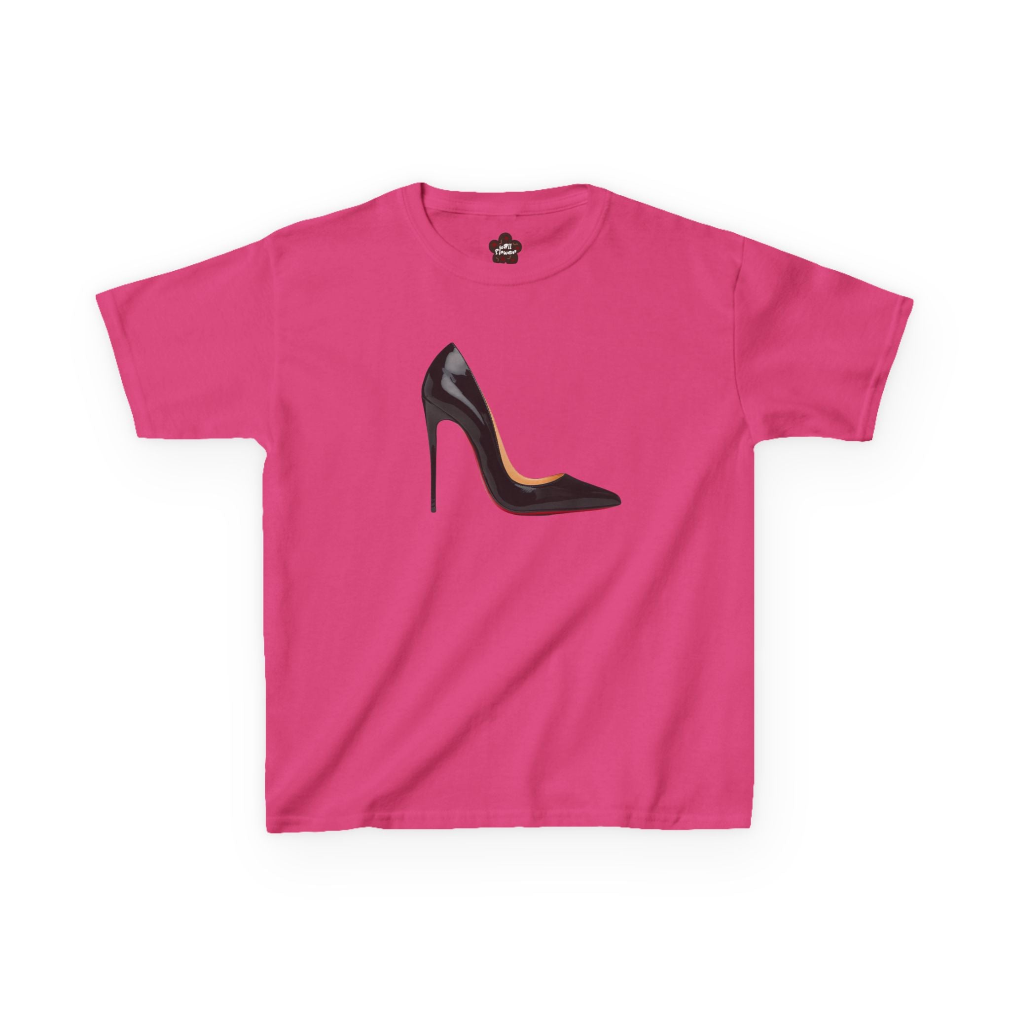 Black Heel Baby Tee