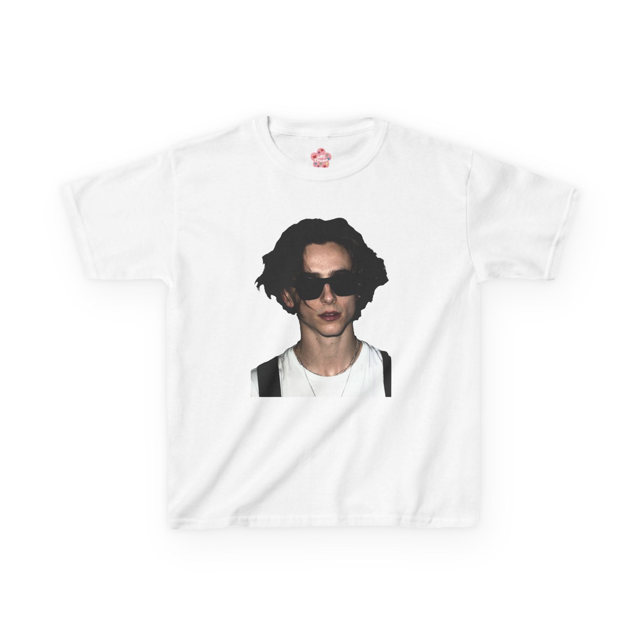 Timothee Chalamet Stipple Baby Tee