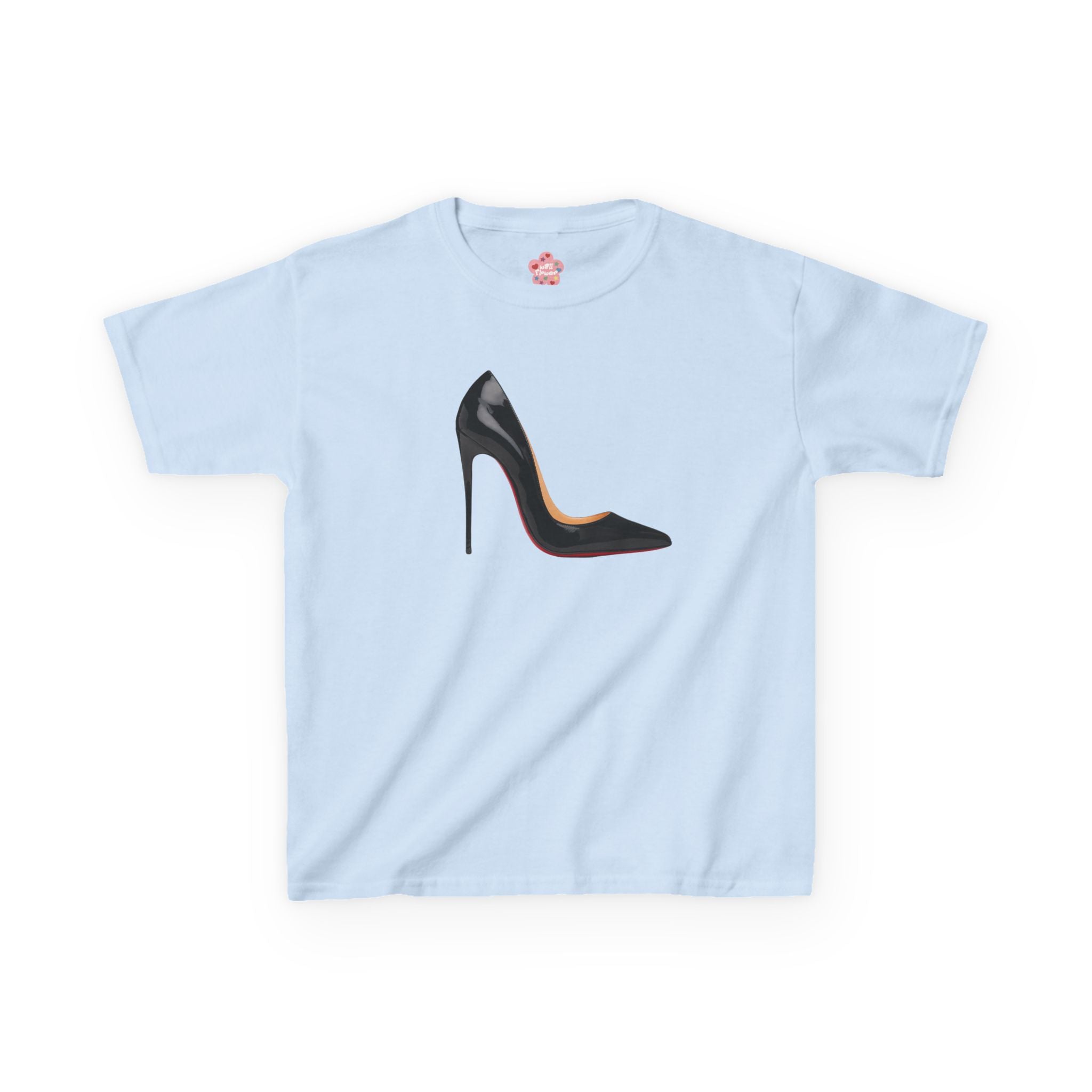 Black Heel Baby Tee