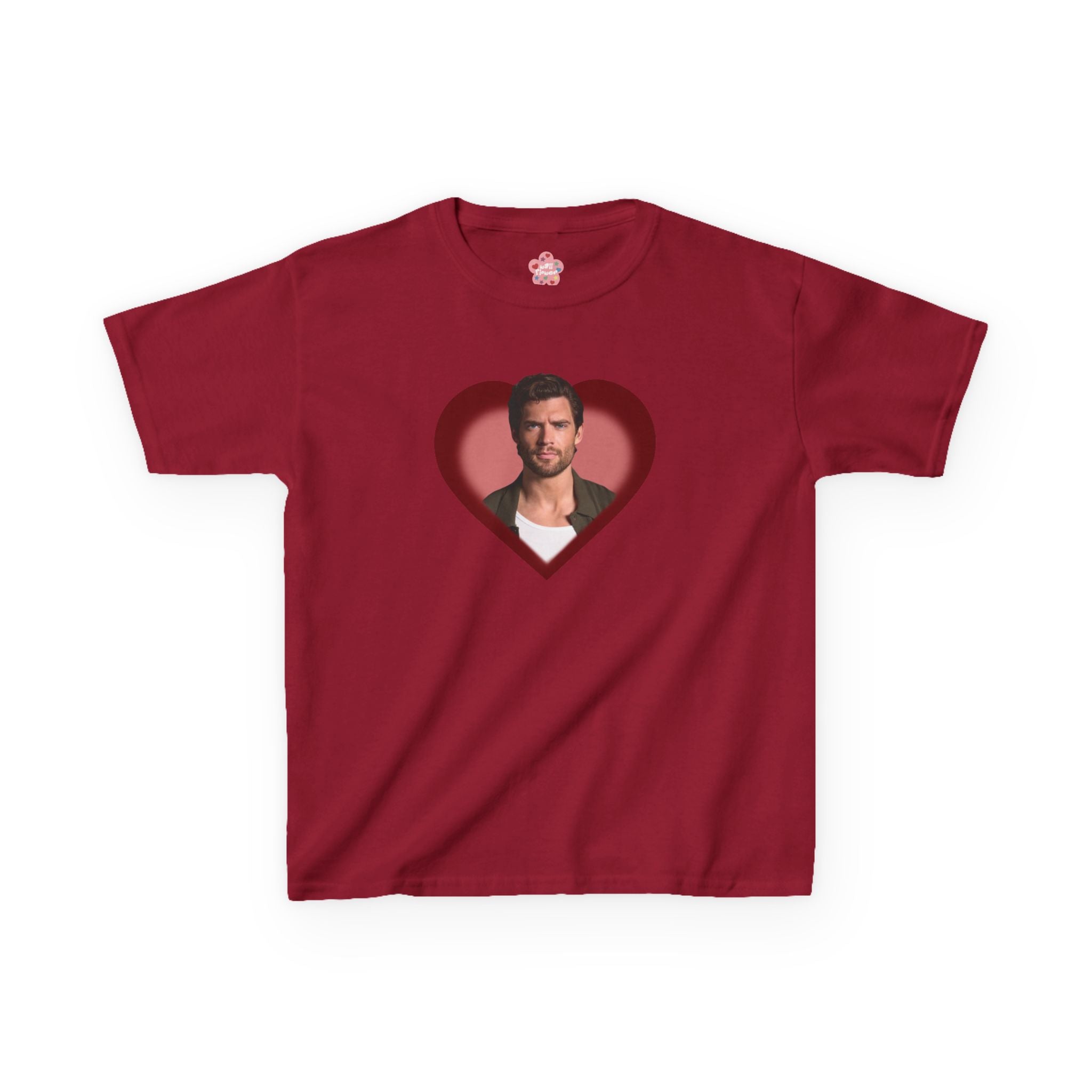David Corenswet Heart Baby Tee