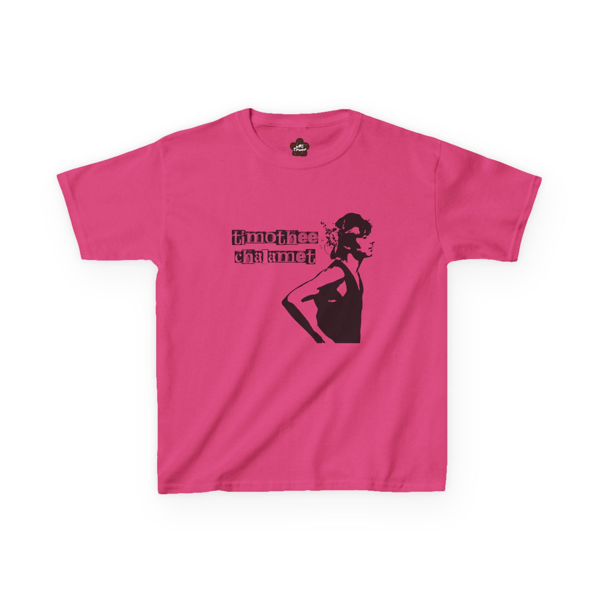 Timothee Chalamet Letter Baby Tee