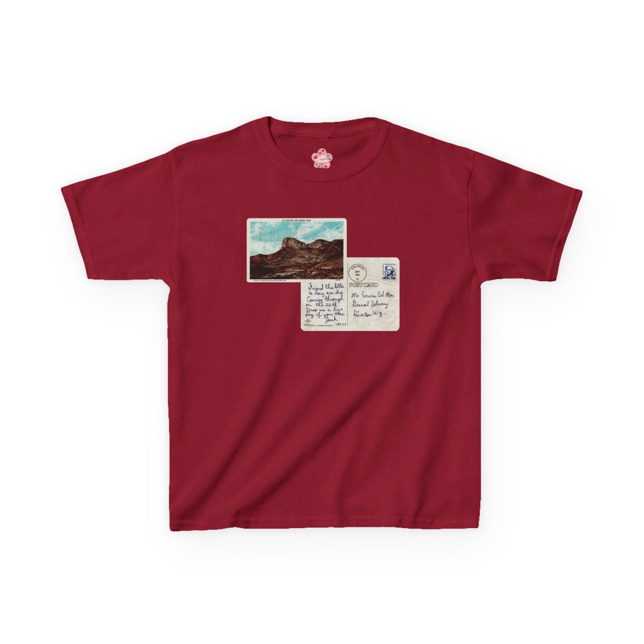Brokeback Mountain Post Card Baby Tee