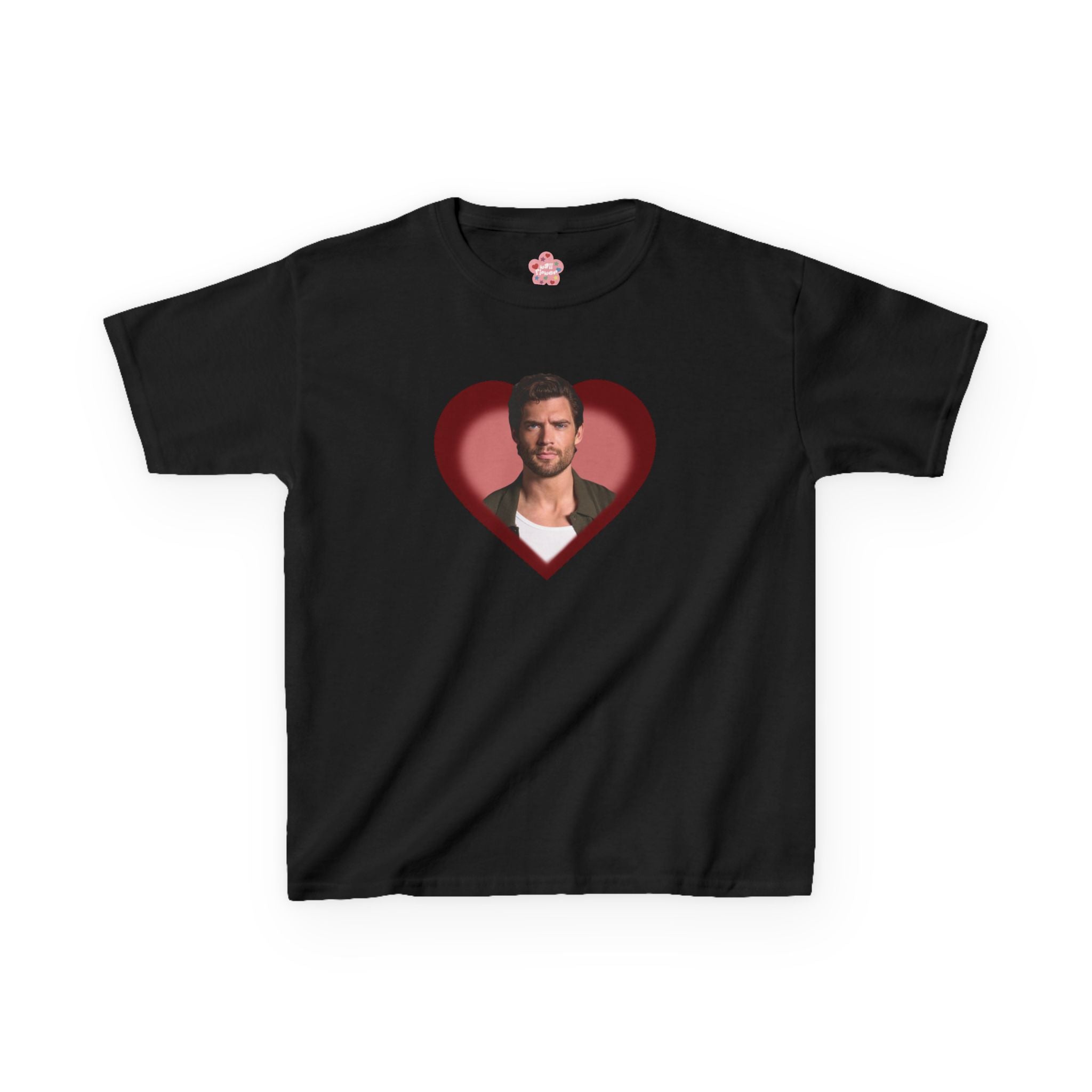 David Corenswet Heart Baby Tee