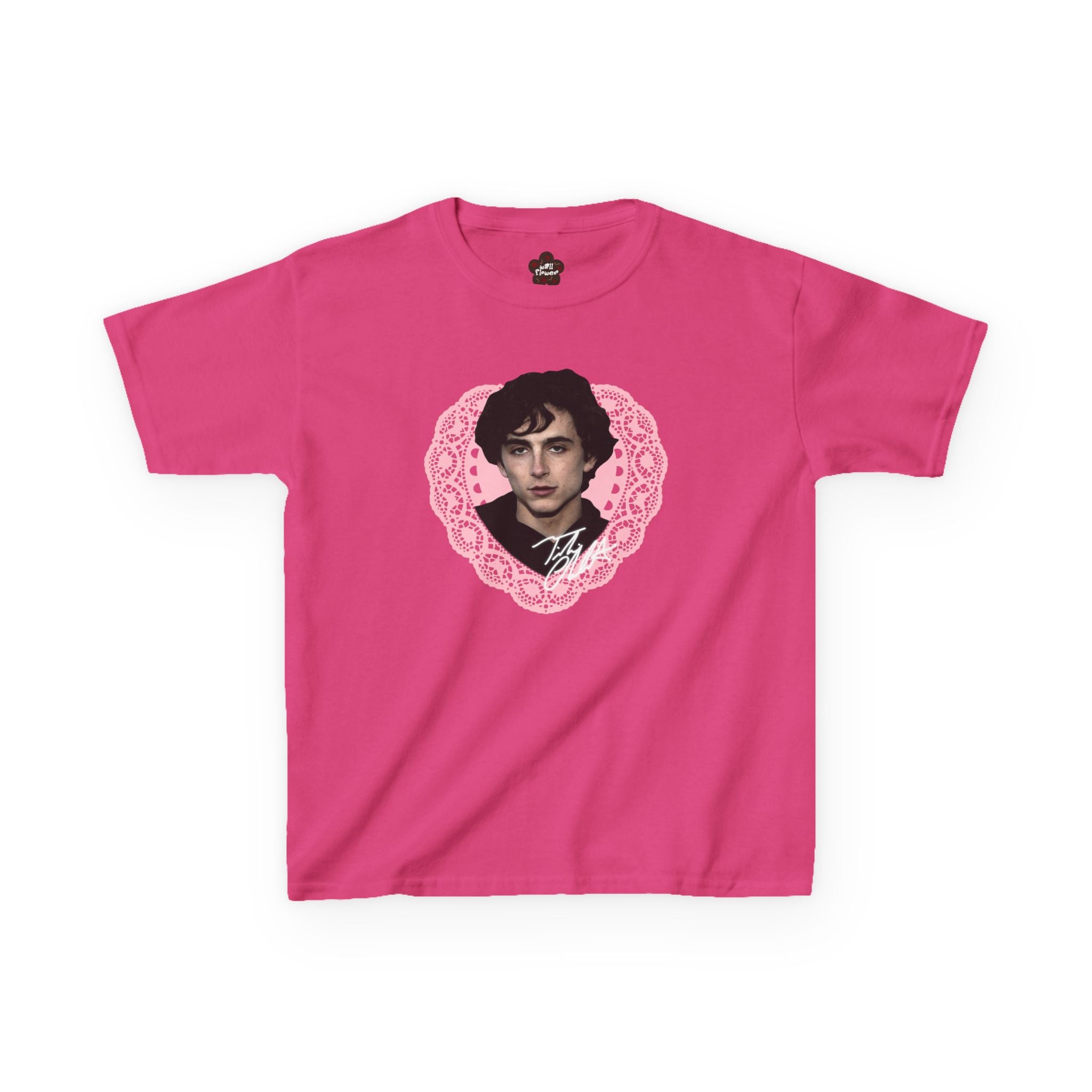 Timothee Chalamet Lace Baby Tee