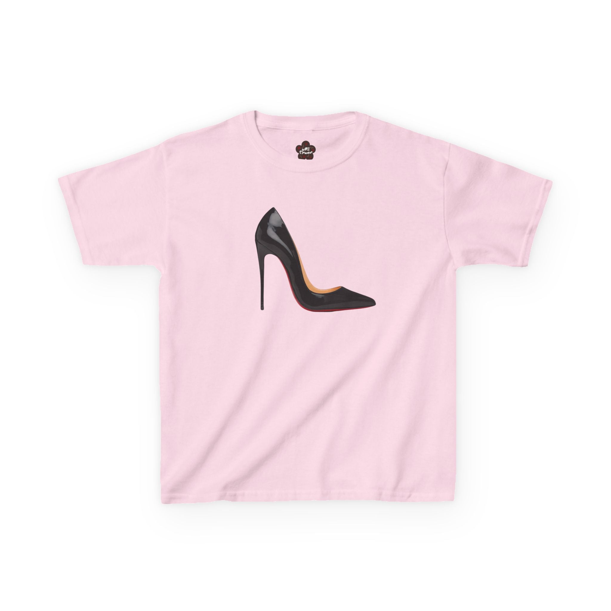 Black Heel Baby Tee