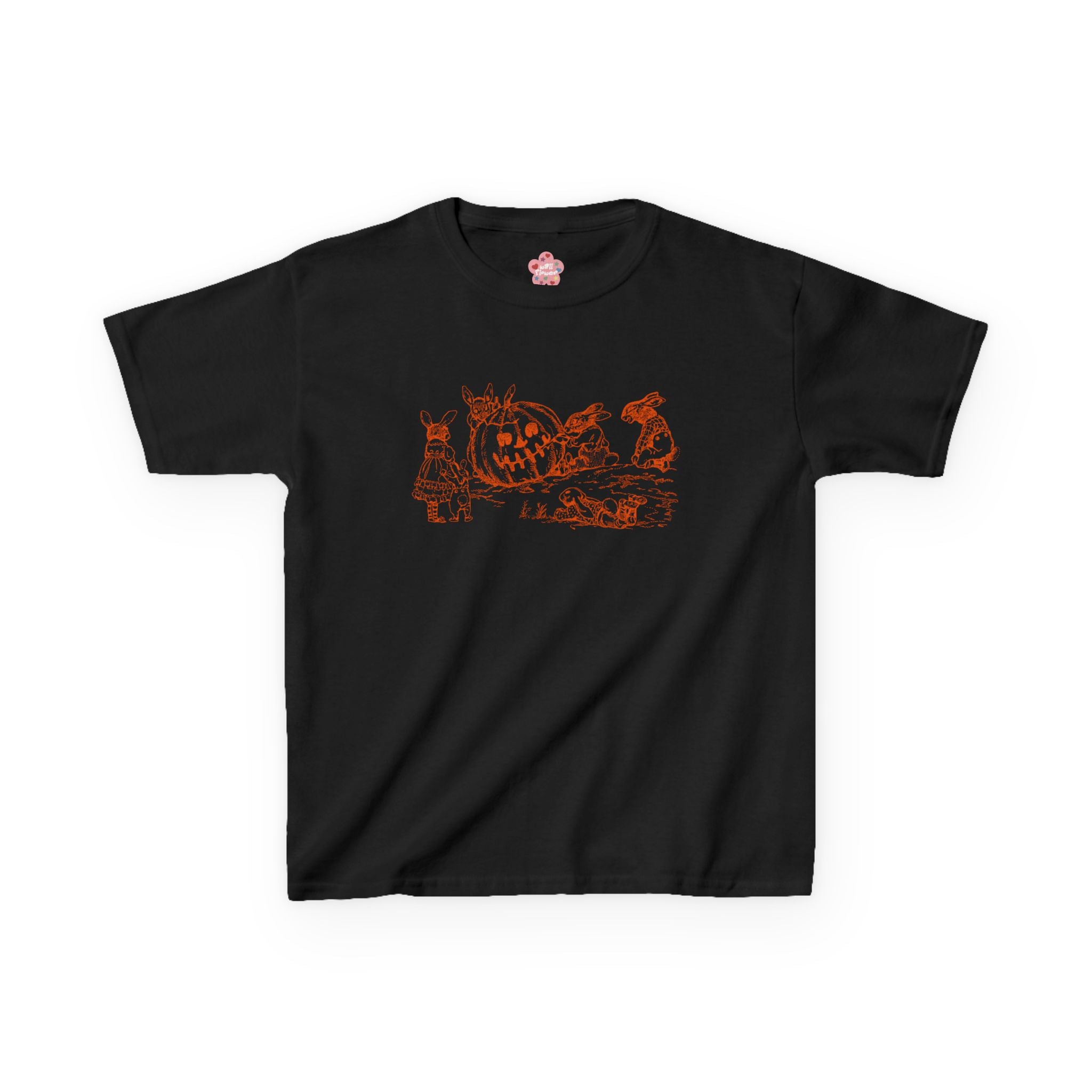 Halloween Rabbits Baby Tee