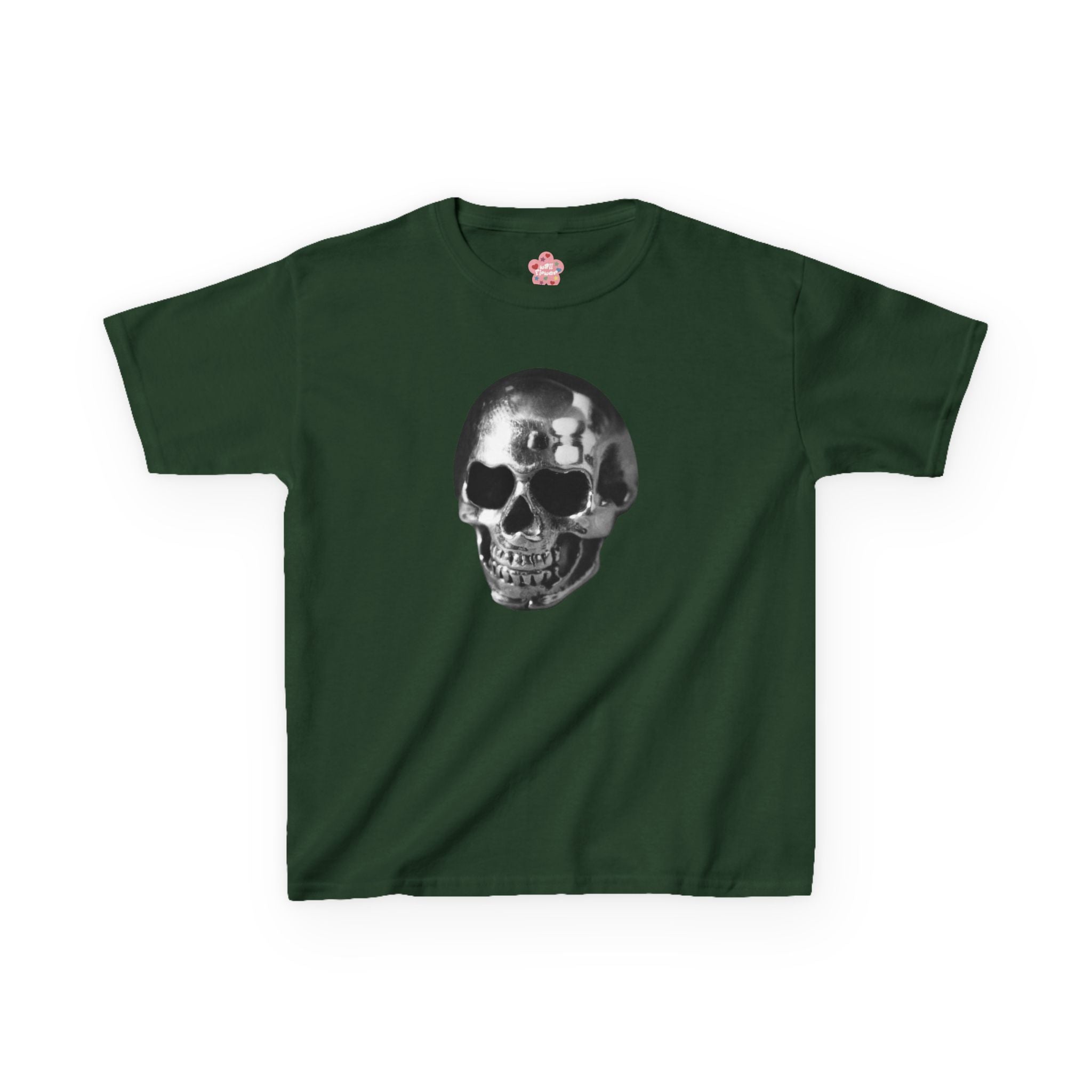 Chrome Skull Baby Tee