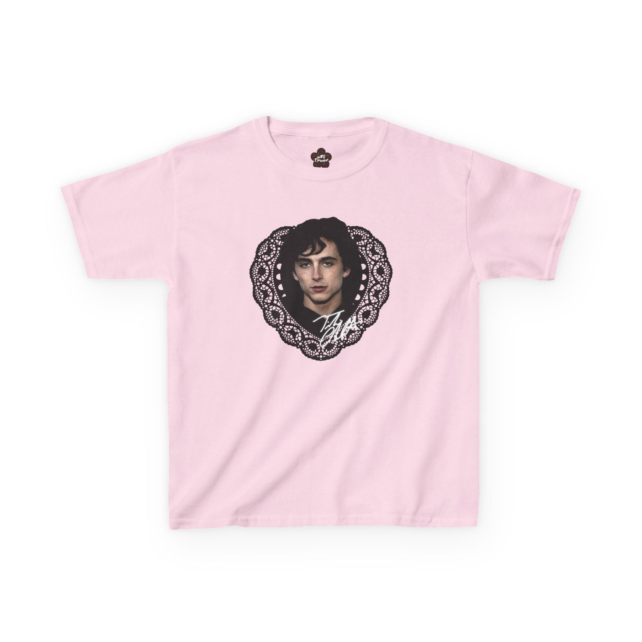 Timothee Chalamet Lace Baby Tee