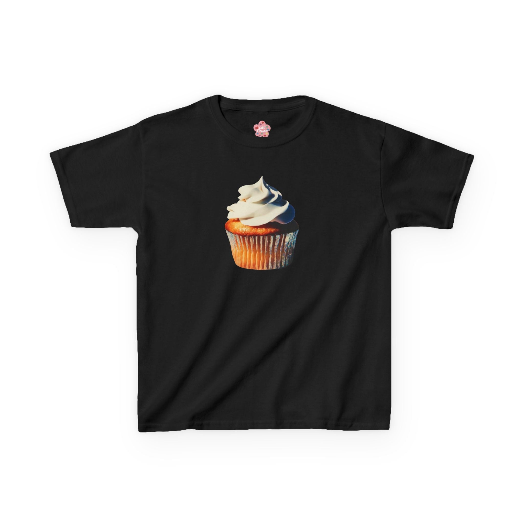 Glitter Cupcake Baby Tee
