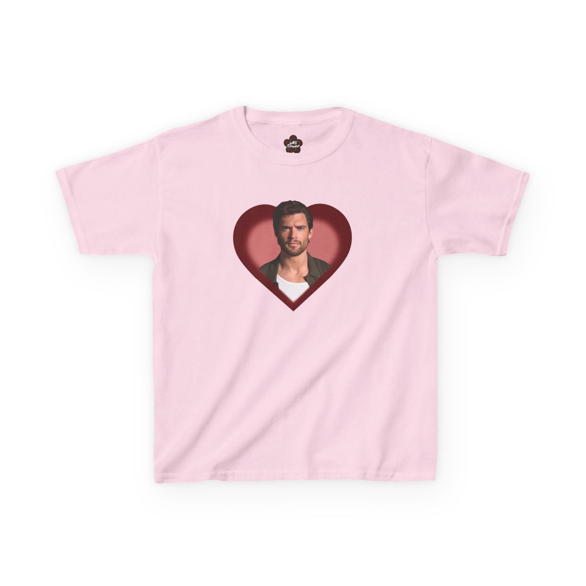 David Corenswet Heart Baby Tee