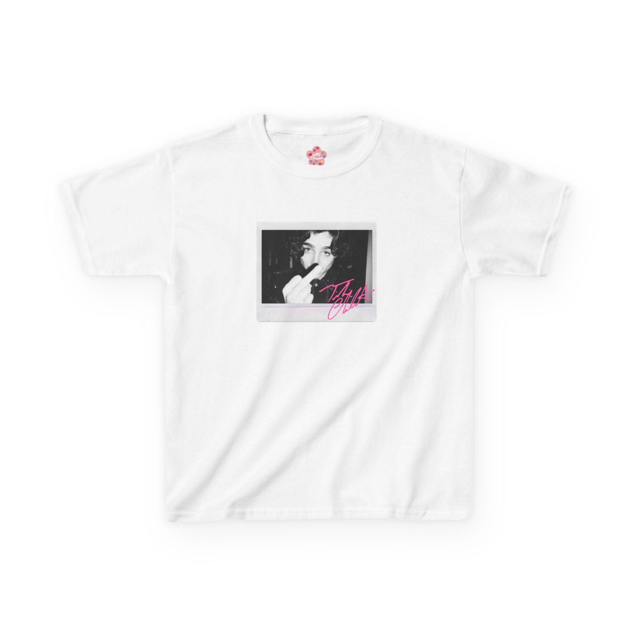 Timothee Chalamet Polaroid Baby Tee