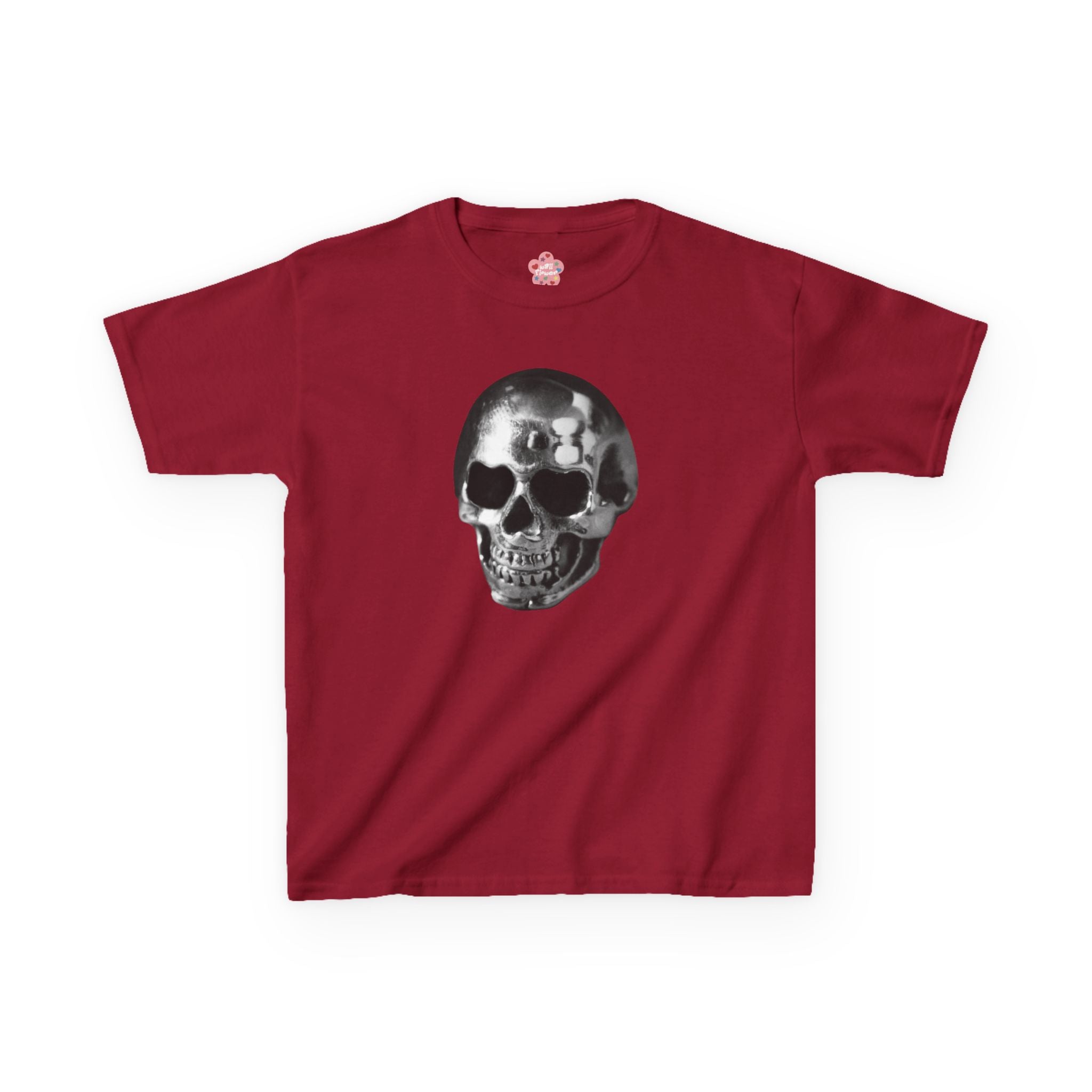 Chrome Skull Baby Tee
