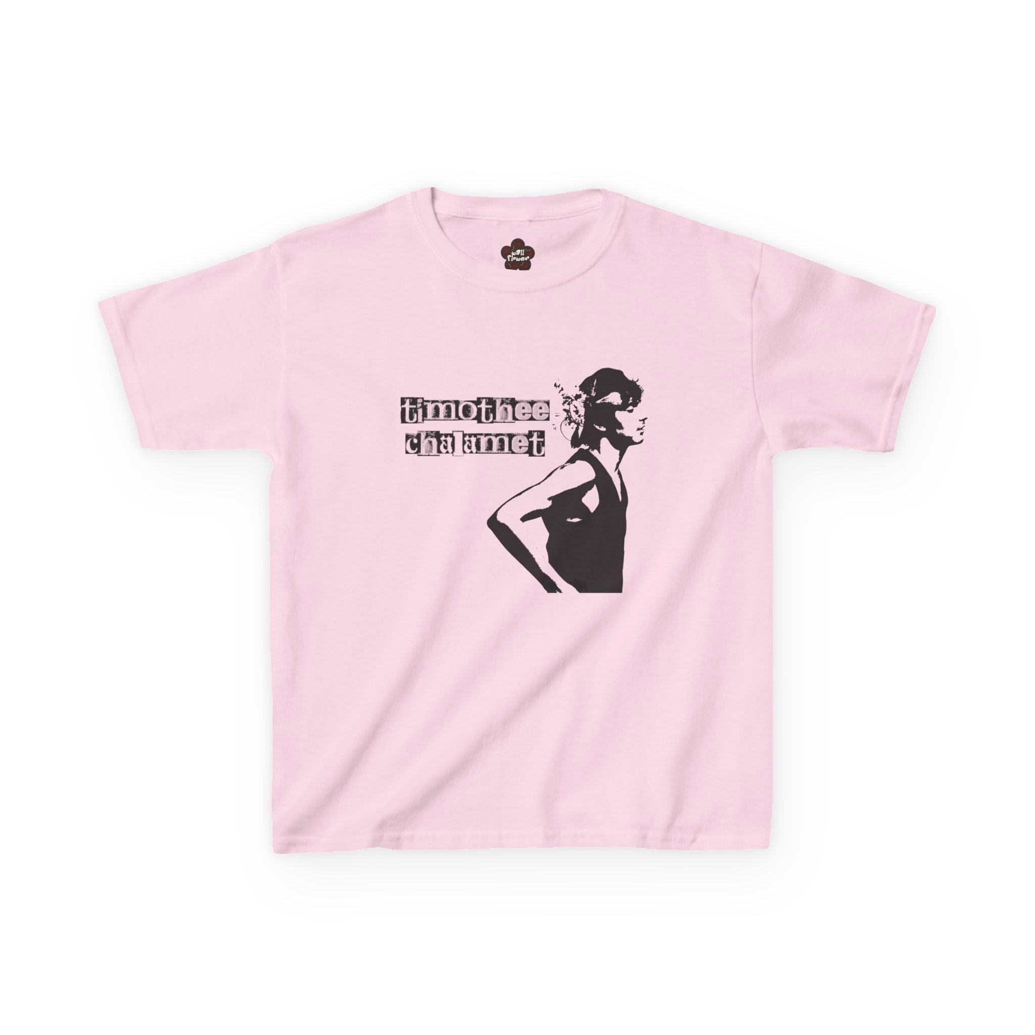 Timothee Chalamet Letter Baby Tee