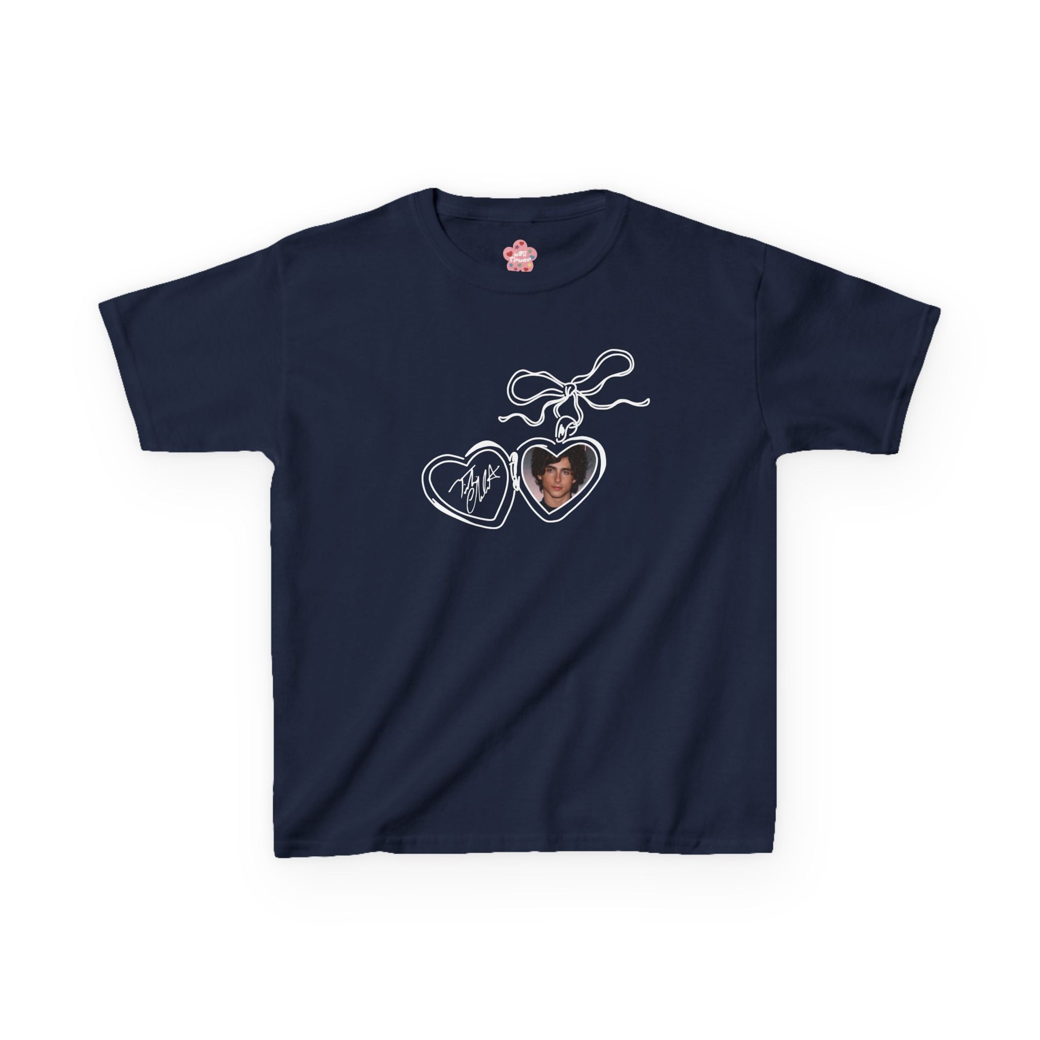 Timothee Chalamet Locket Baby Tee