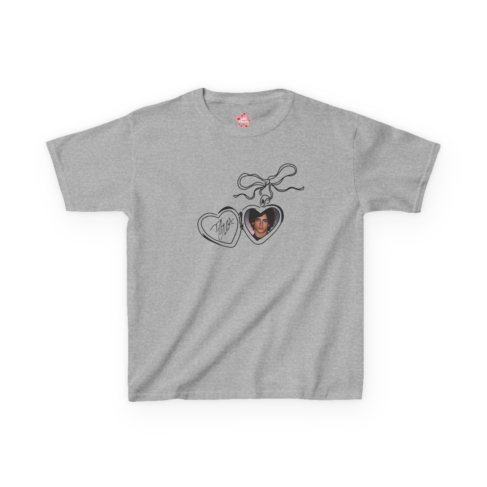 Timothee Chalamet Locket Baby Tee