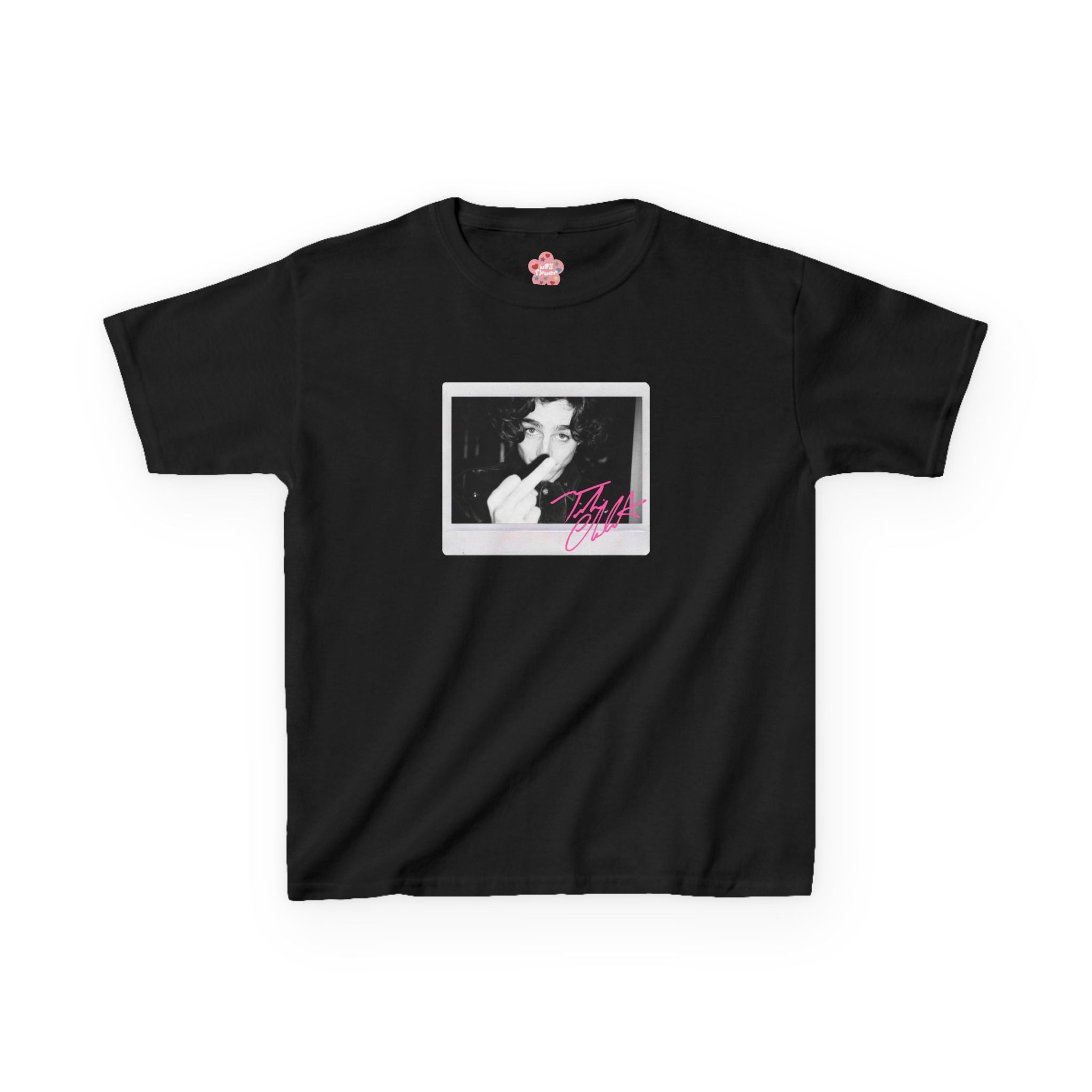 Timothee Chalamet Polaroid Baby Tee