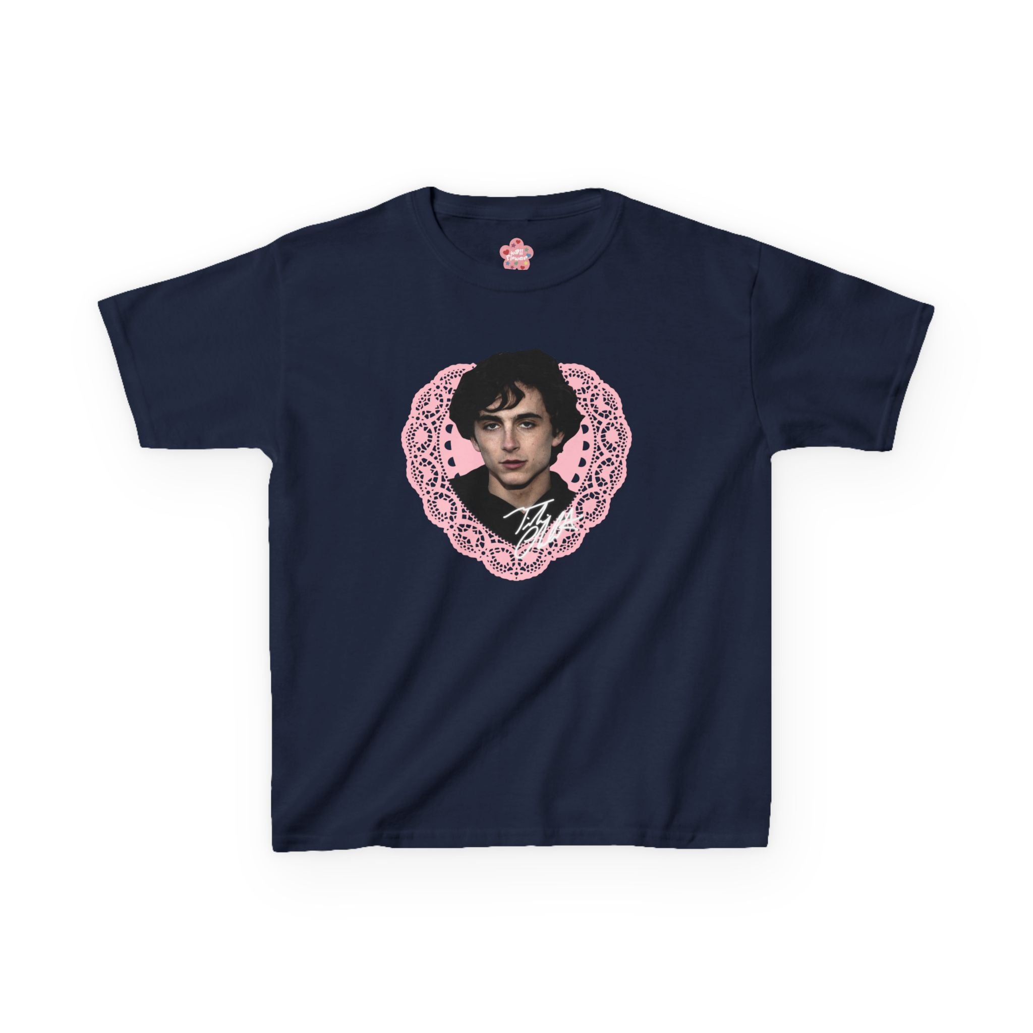 Timothee Chalamet Lace Baby Tee