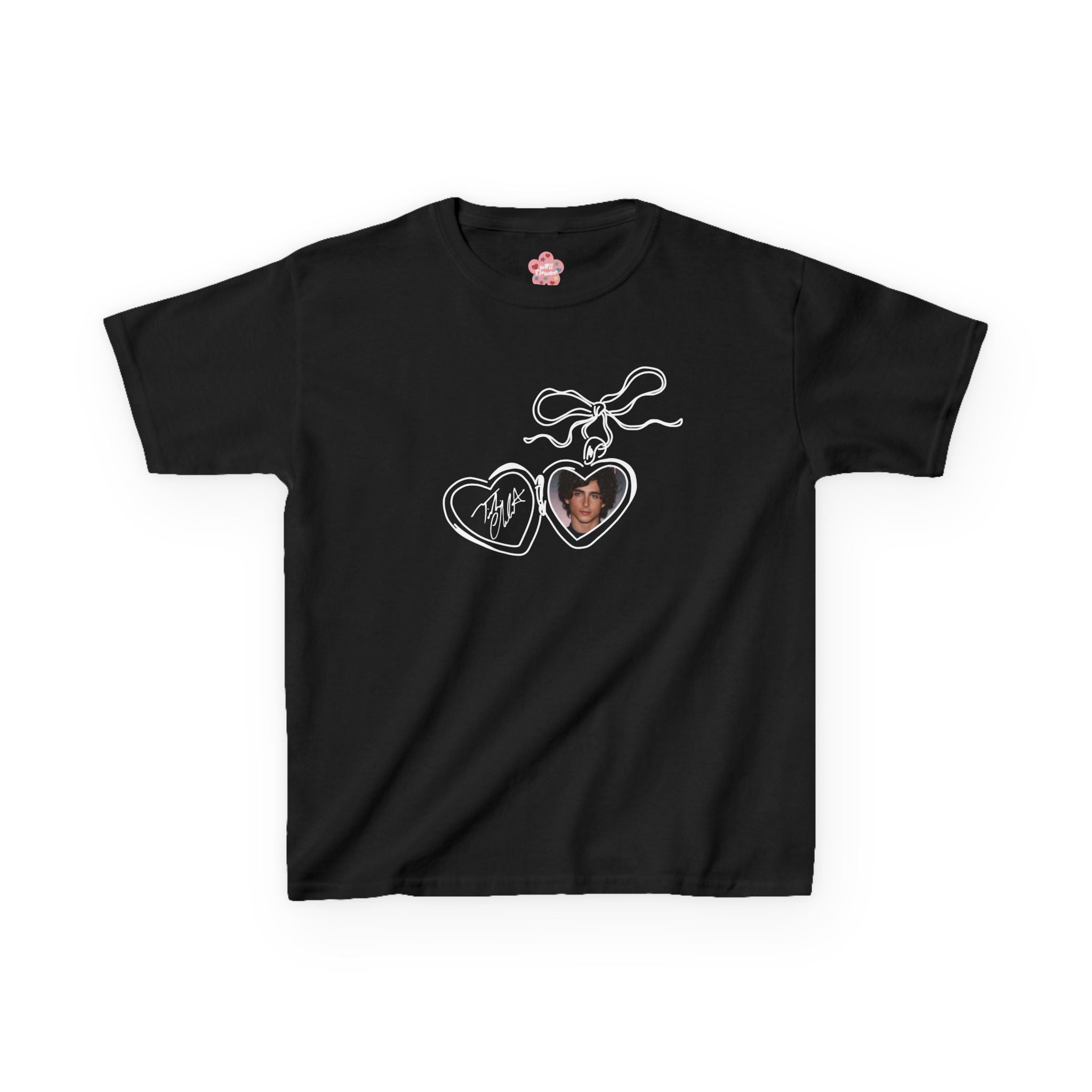 Timothee Chalamet Locket Baby Tee