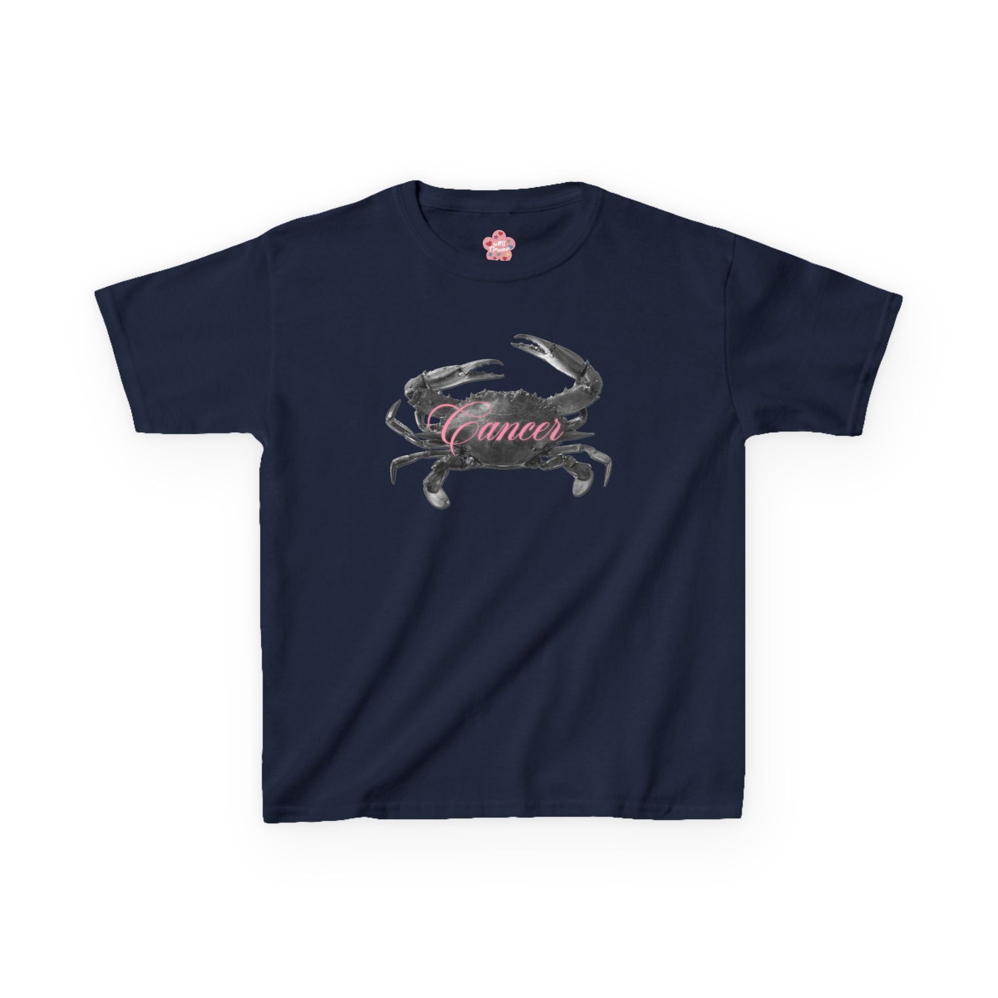 Cancer Crab Noir Baby Tee