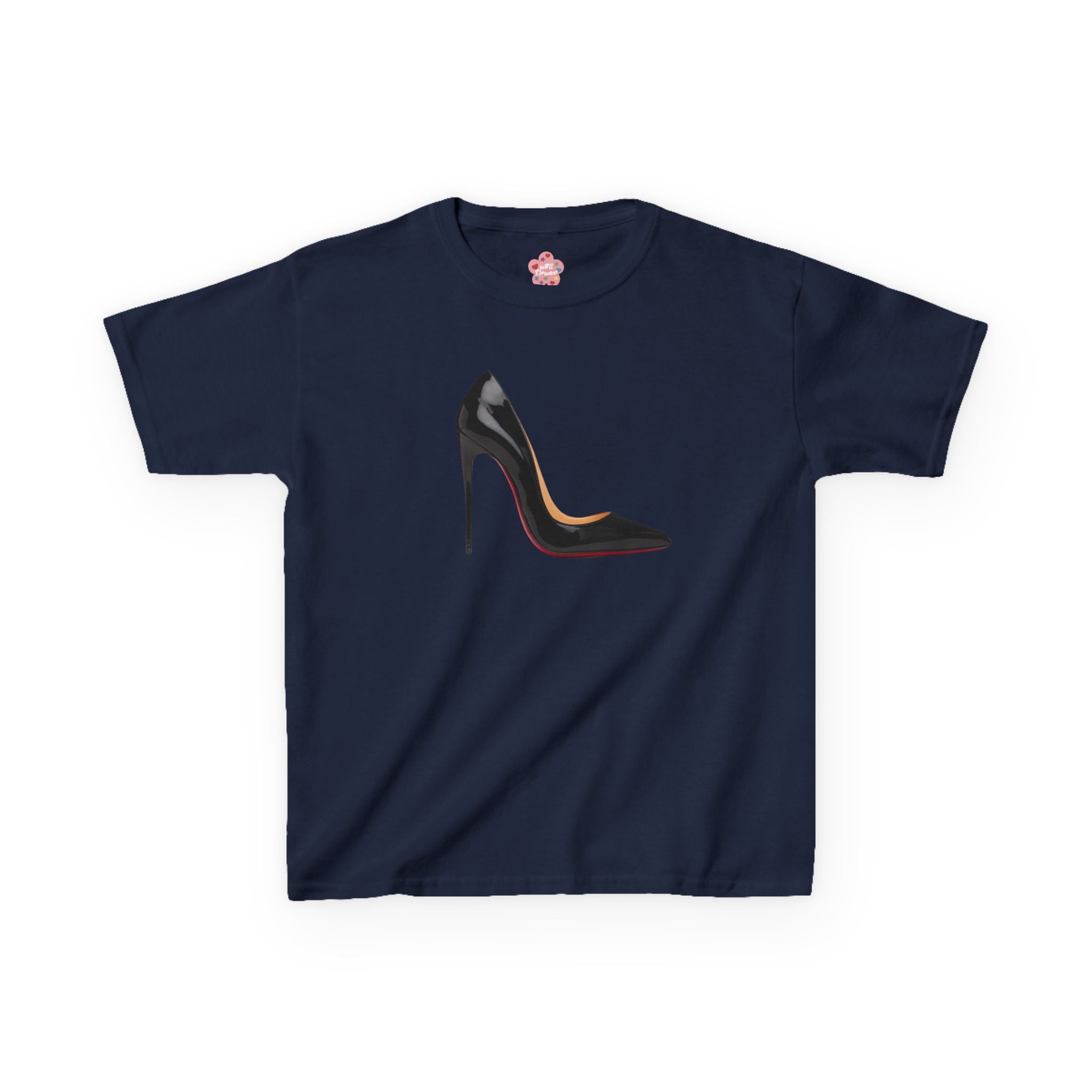 Black Heel Baby Tee