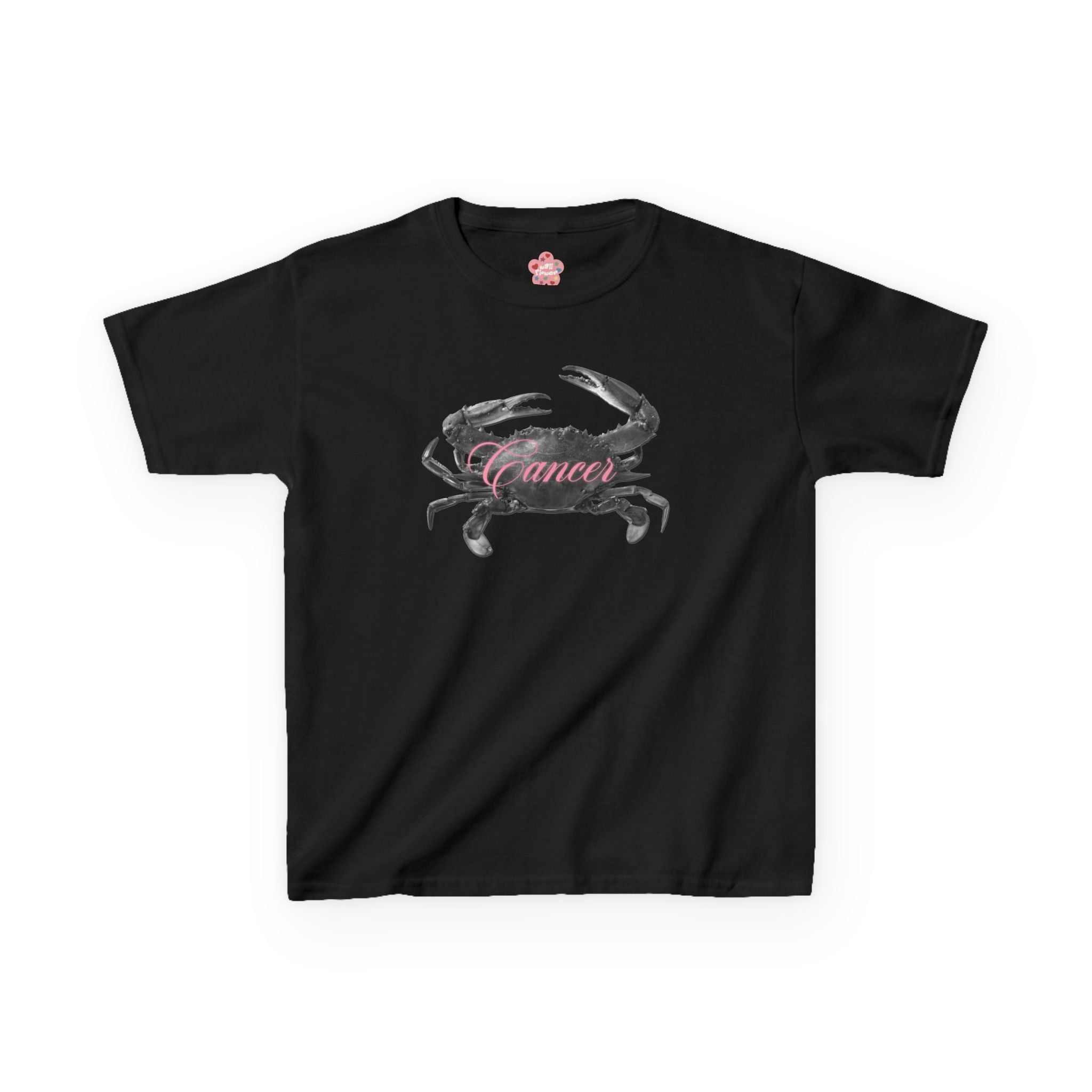 Cancer Crab Noir Baby Tee
