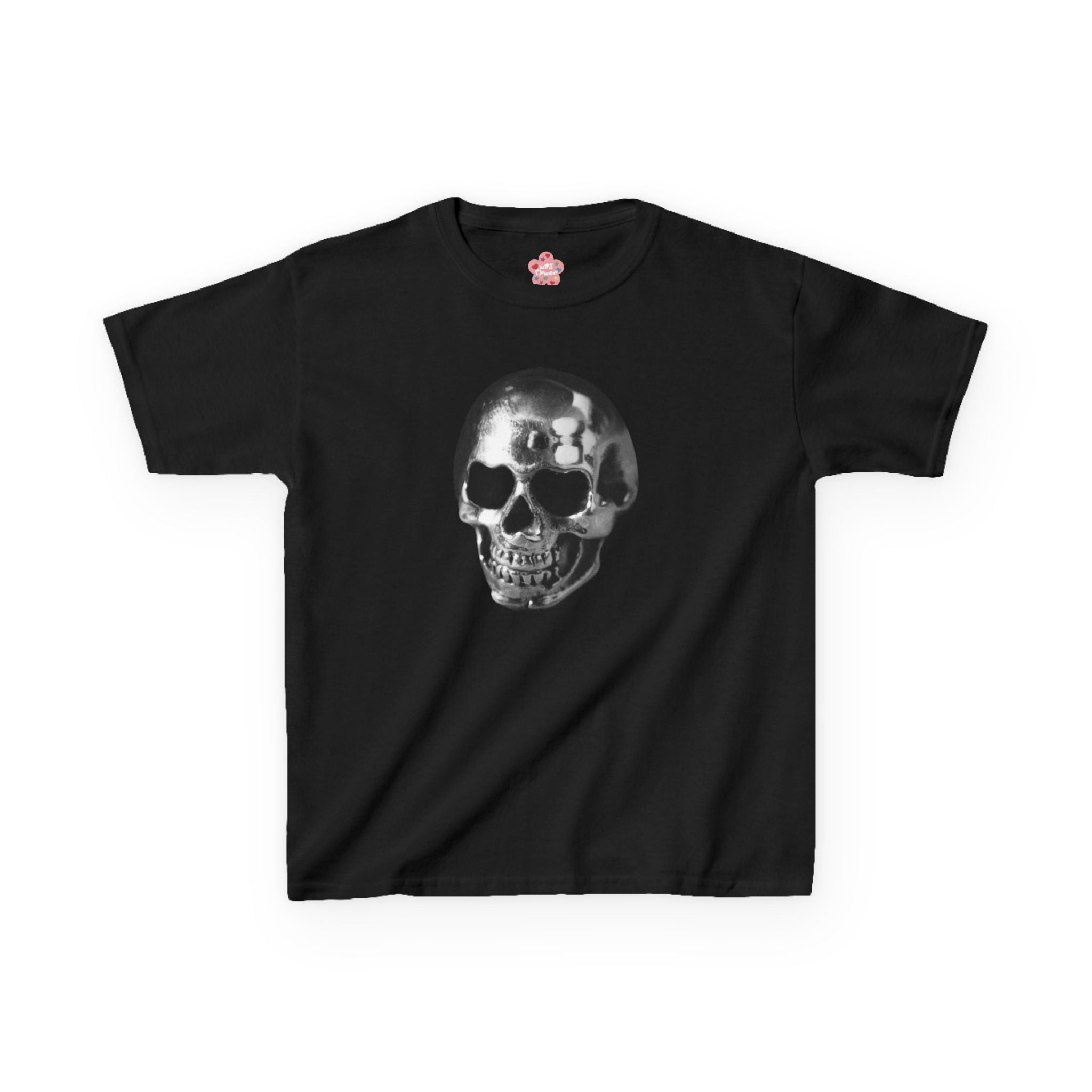 Chrome Skull Baby Tee