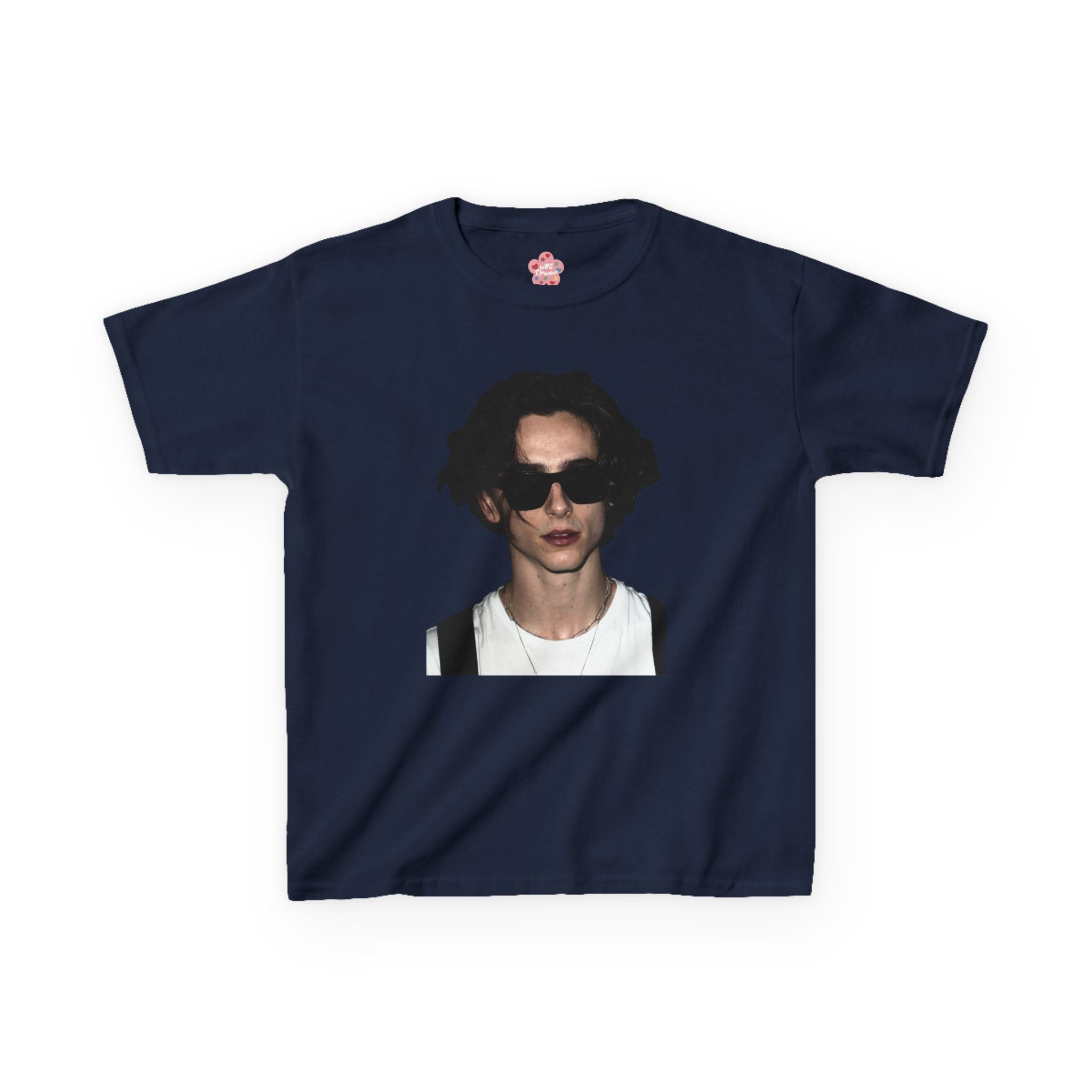 Timothee Chalamet Stipple Baby Tee