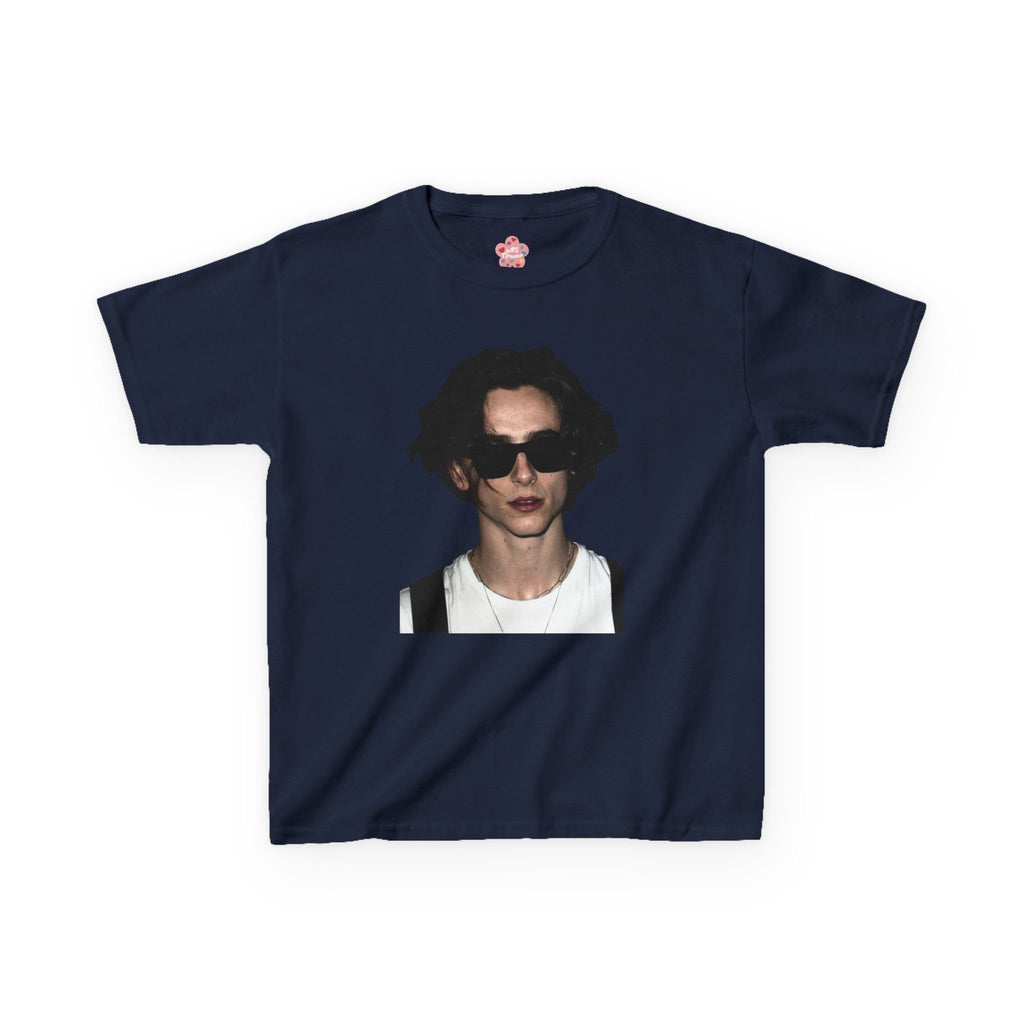 Timothee Chalamet Stipple Baby Tee