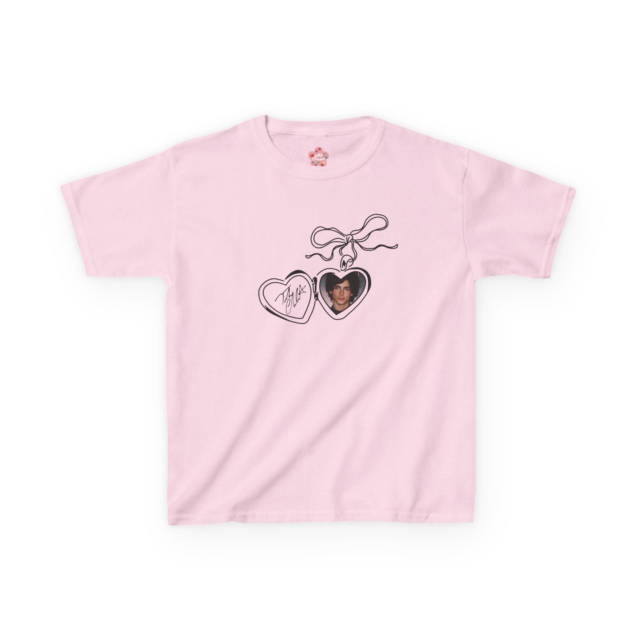 Timothee Chalamet Locket Baby Tee